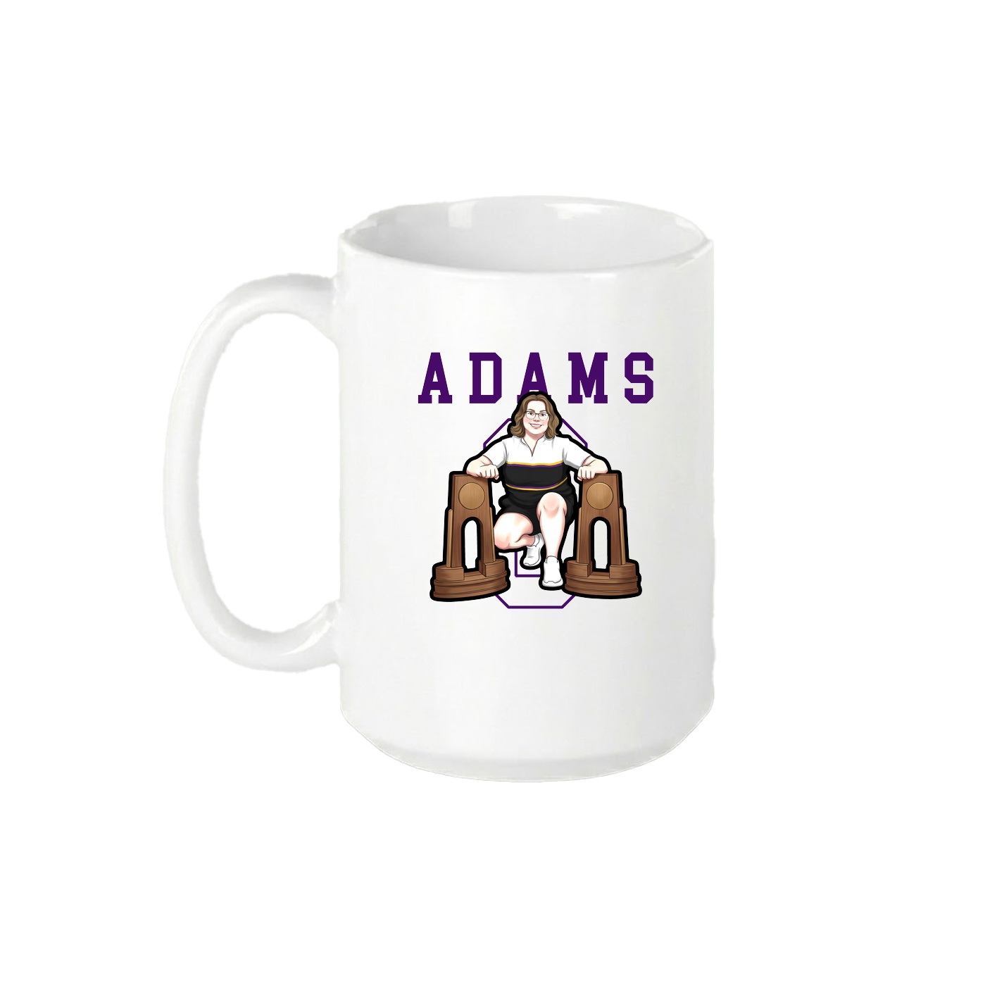 15oz Coffee Mug — Shirsey in White