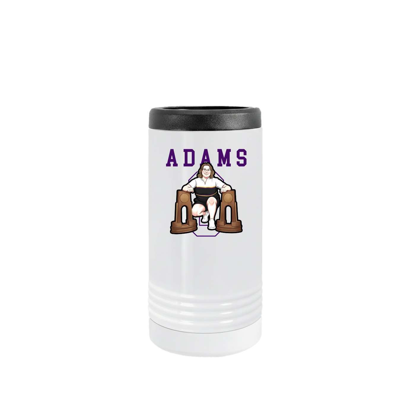 Slim Beverage Holder — Shirsey in White