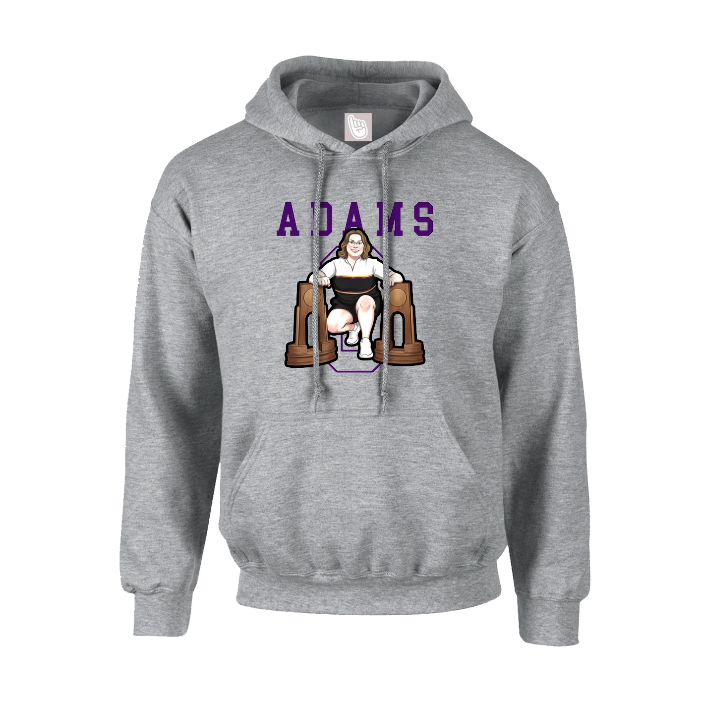 Hoodie — Shirsey in Grey