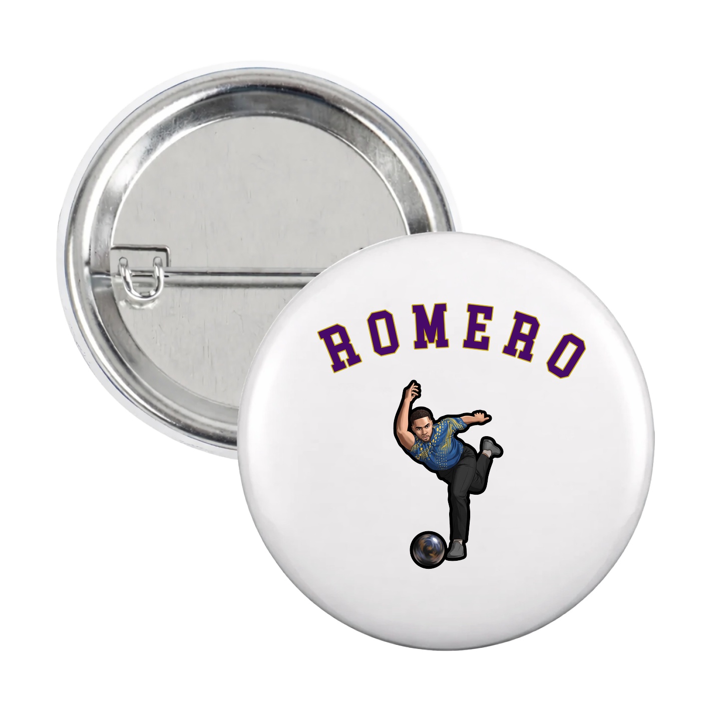 Game Day Button — Shirsey Arch in White