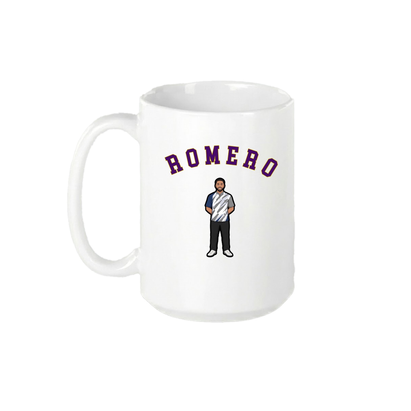 15oz Coffee Mug — Shirsey Arch in White