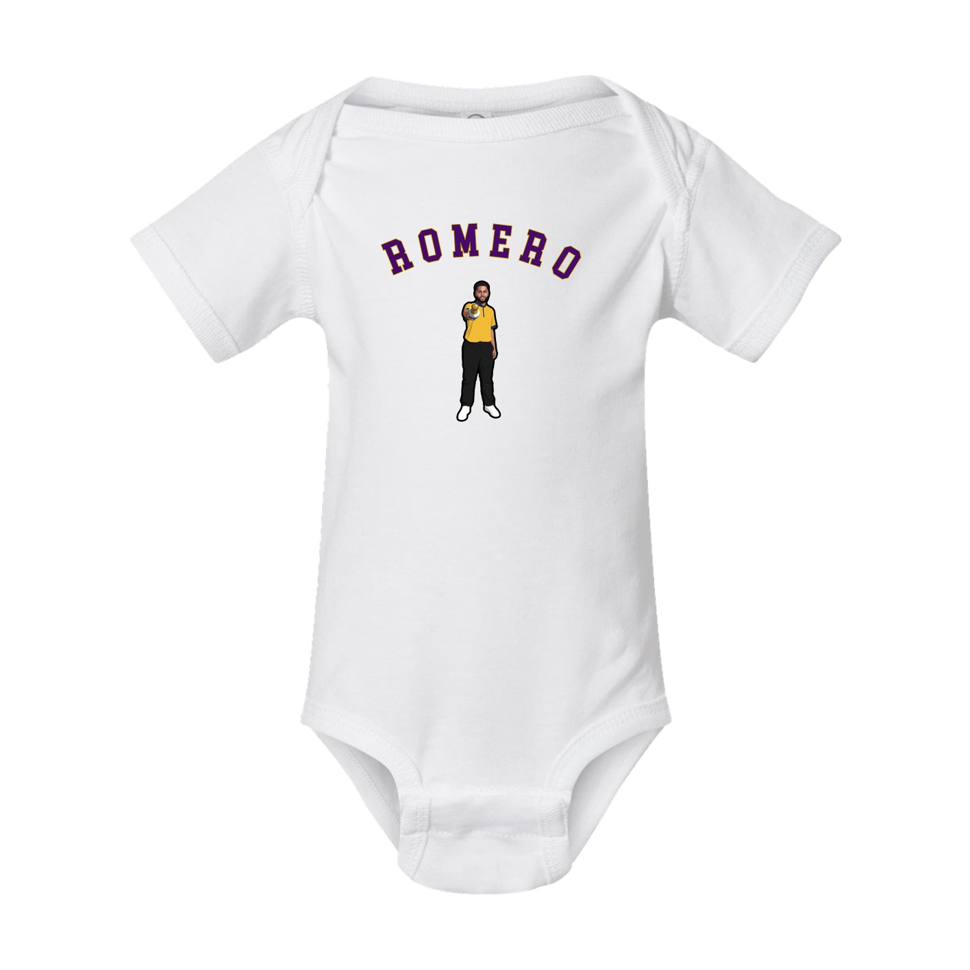Baby Onesie — Shirsey Arch in White