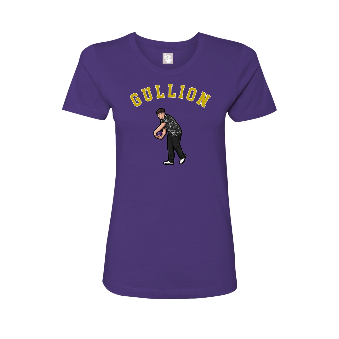 Fitted Women's Tee — Shirsey Arch in Purple