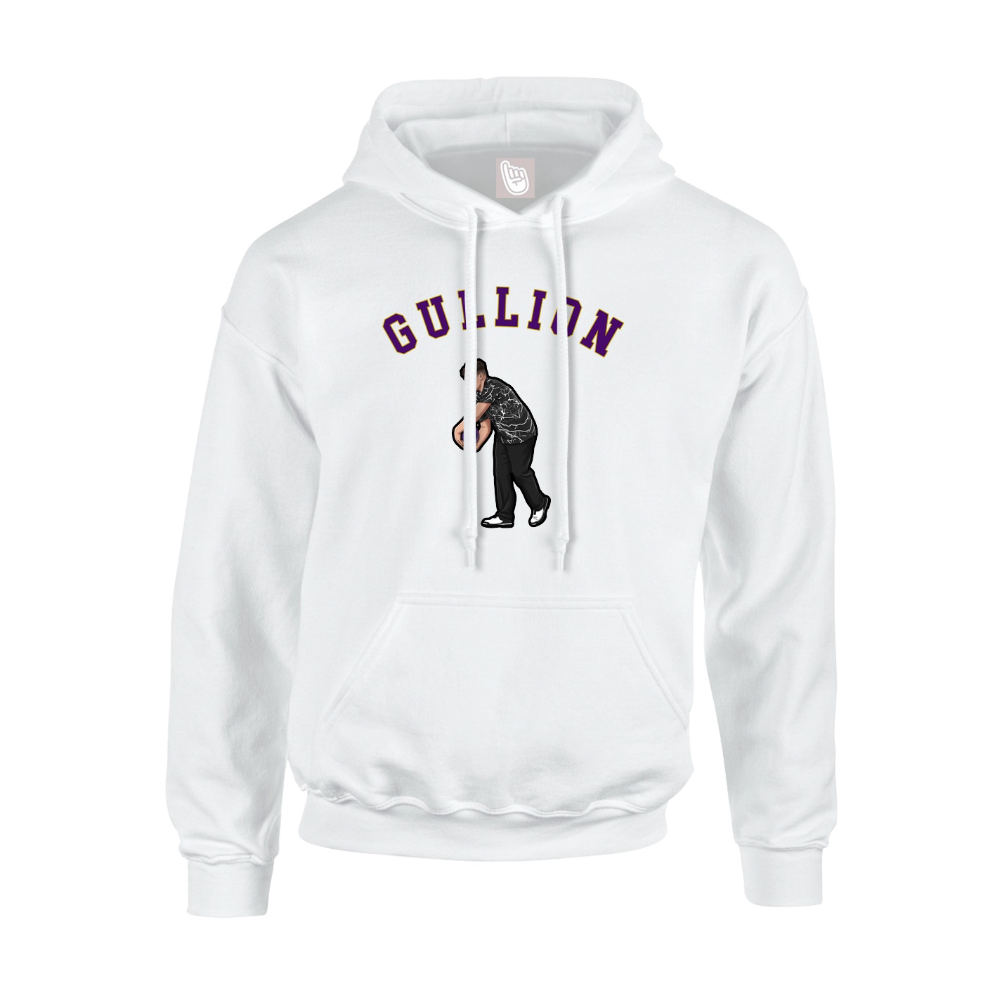 Hoodie — Shirsey Arch in White