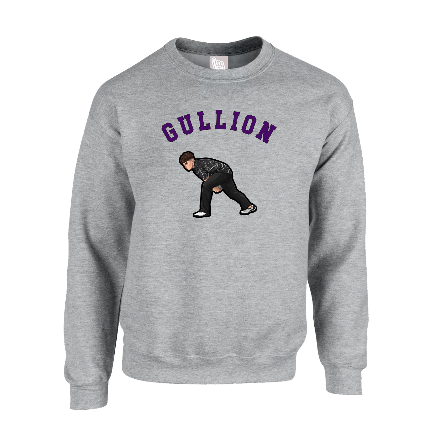Fleece Crew — Shirsey Arch in Grey