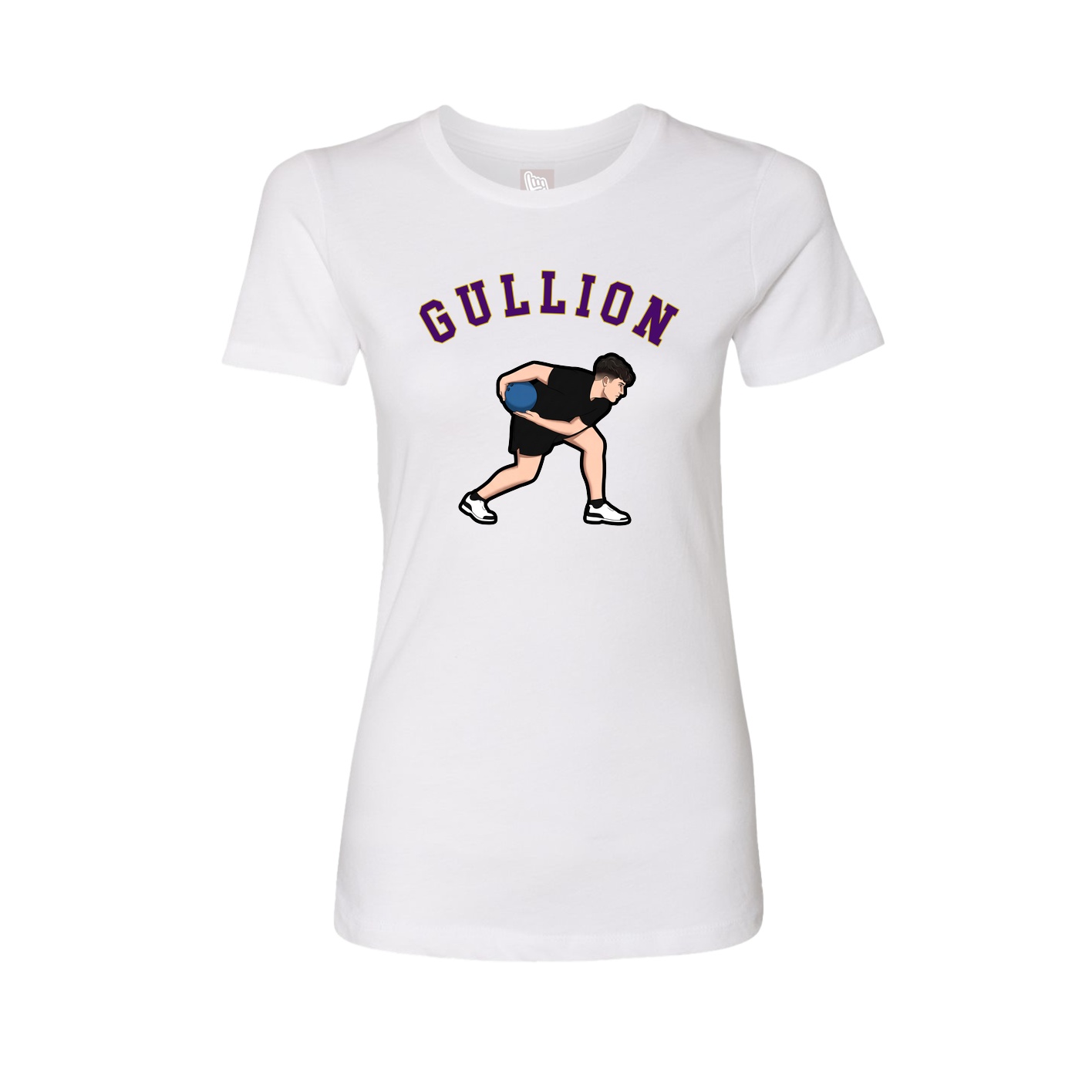 Fitted Women's Tee — Shirsey Arch in White
