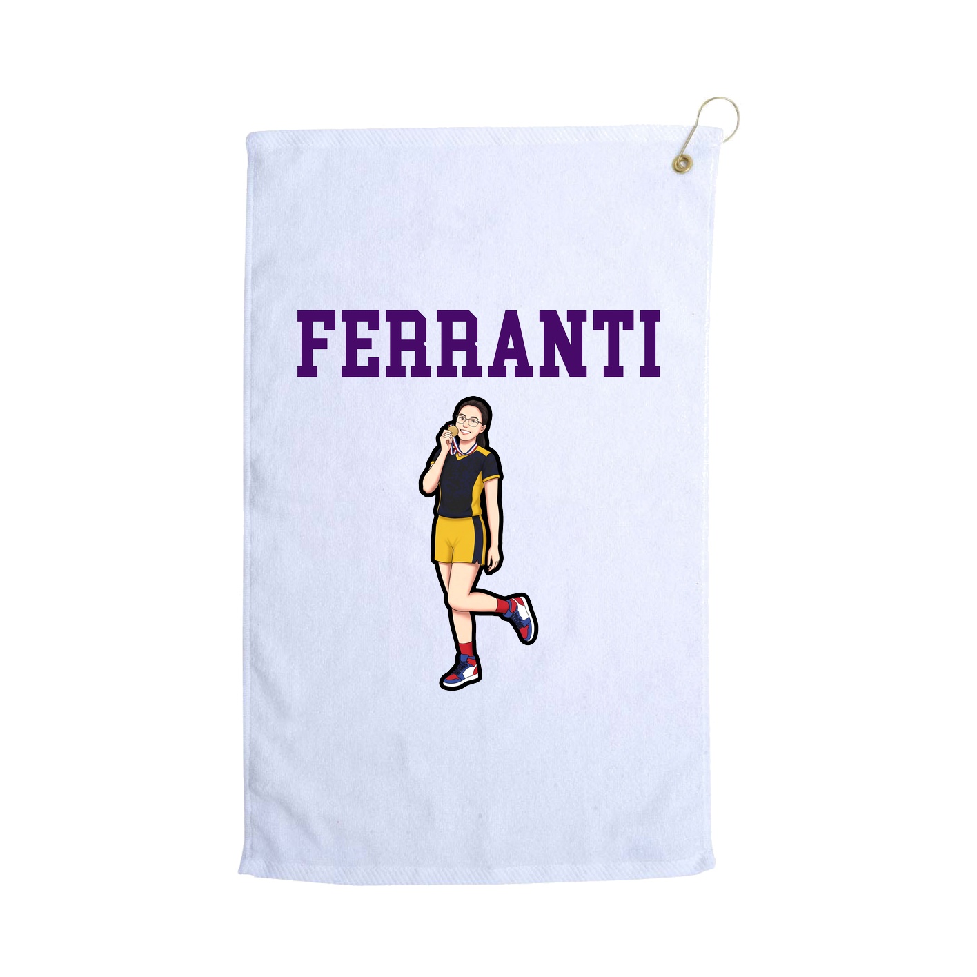 Golf Towel — Shirsey in White