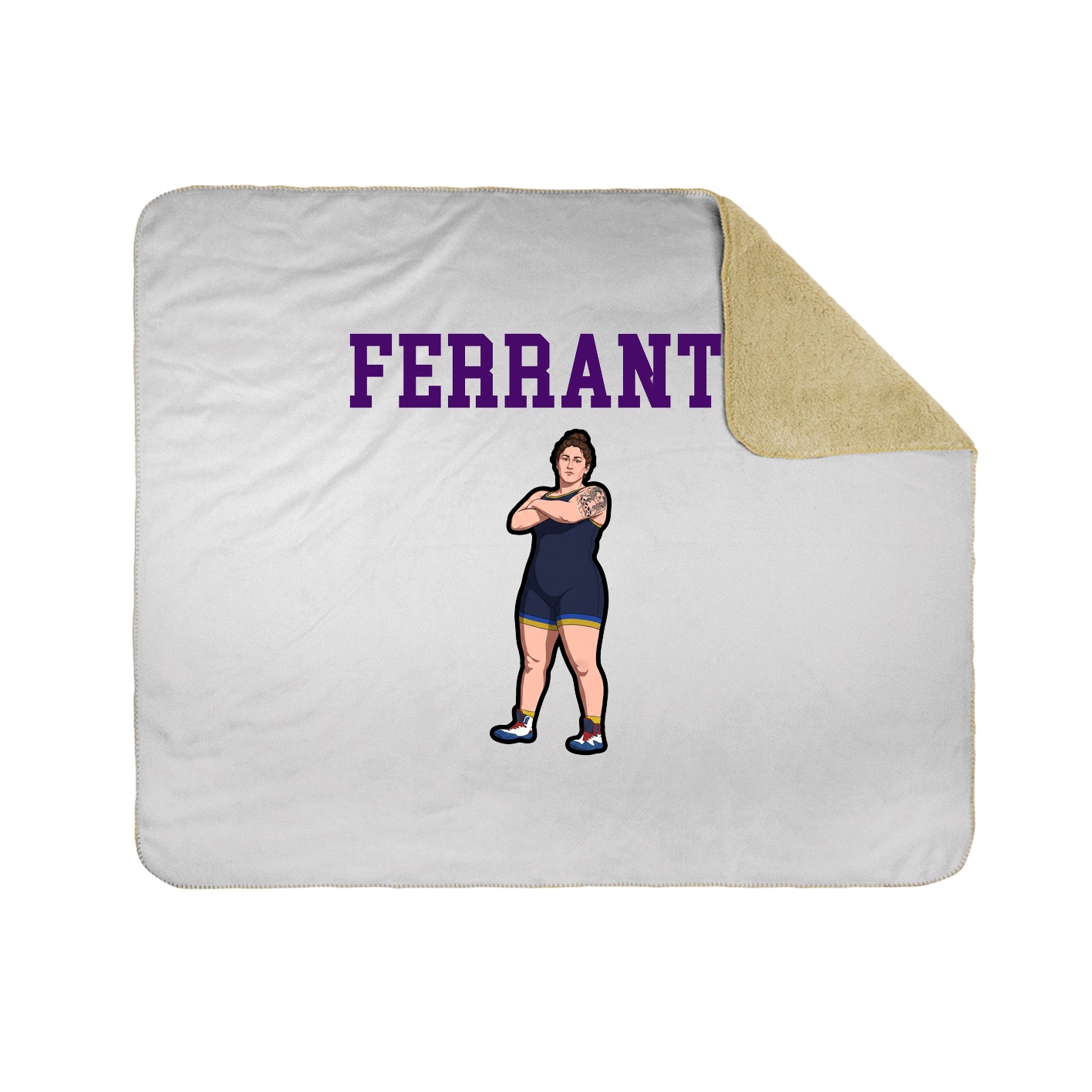 Throw Blanket — Shirsey in White