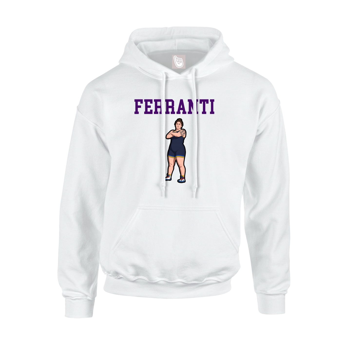 Hoodie — Shirsey in White