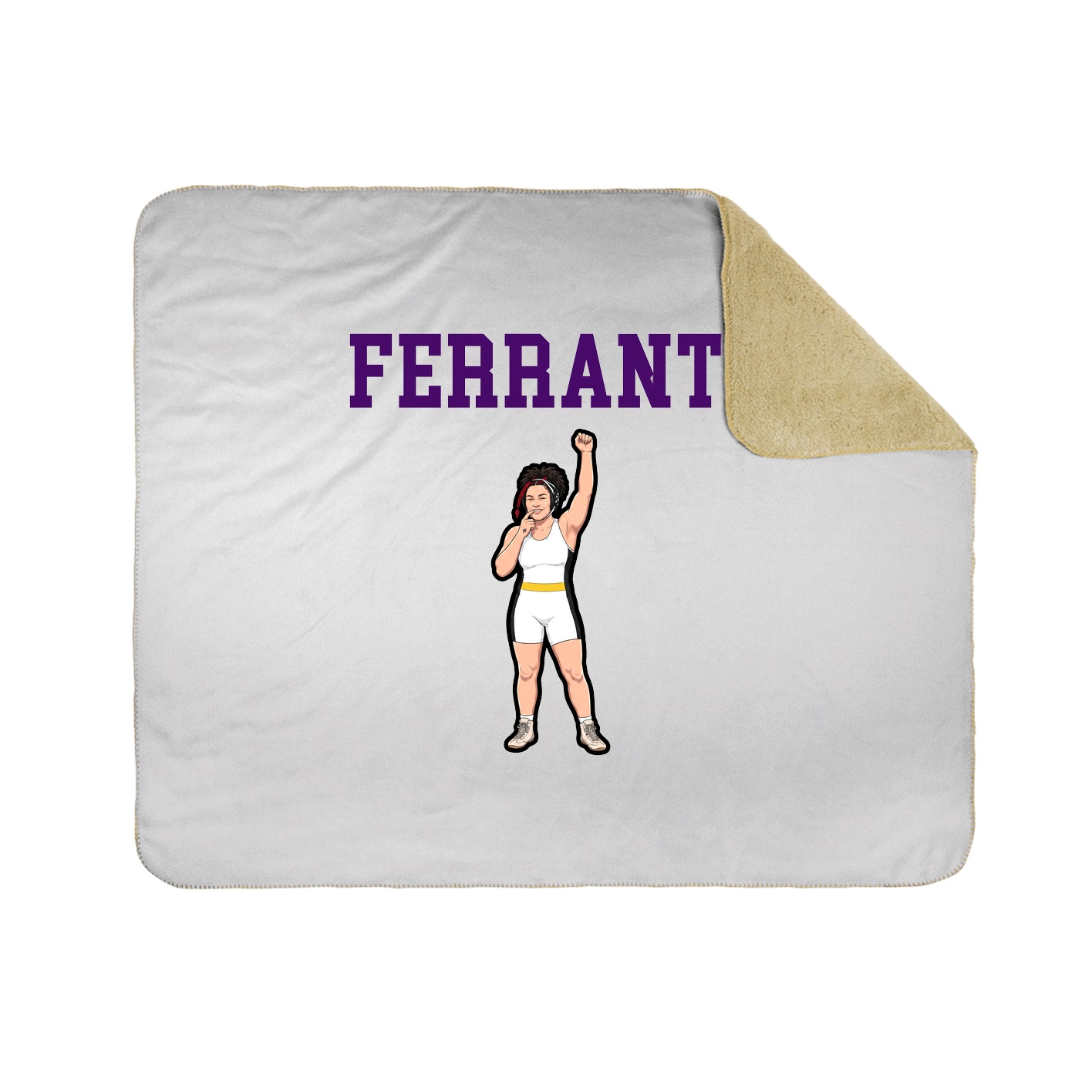Throw Blanket — Shirsey in White