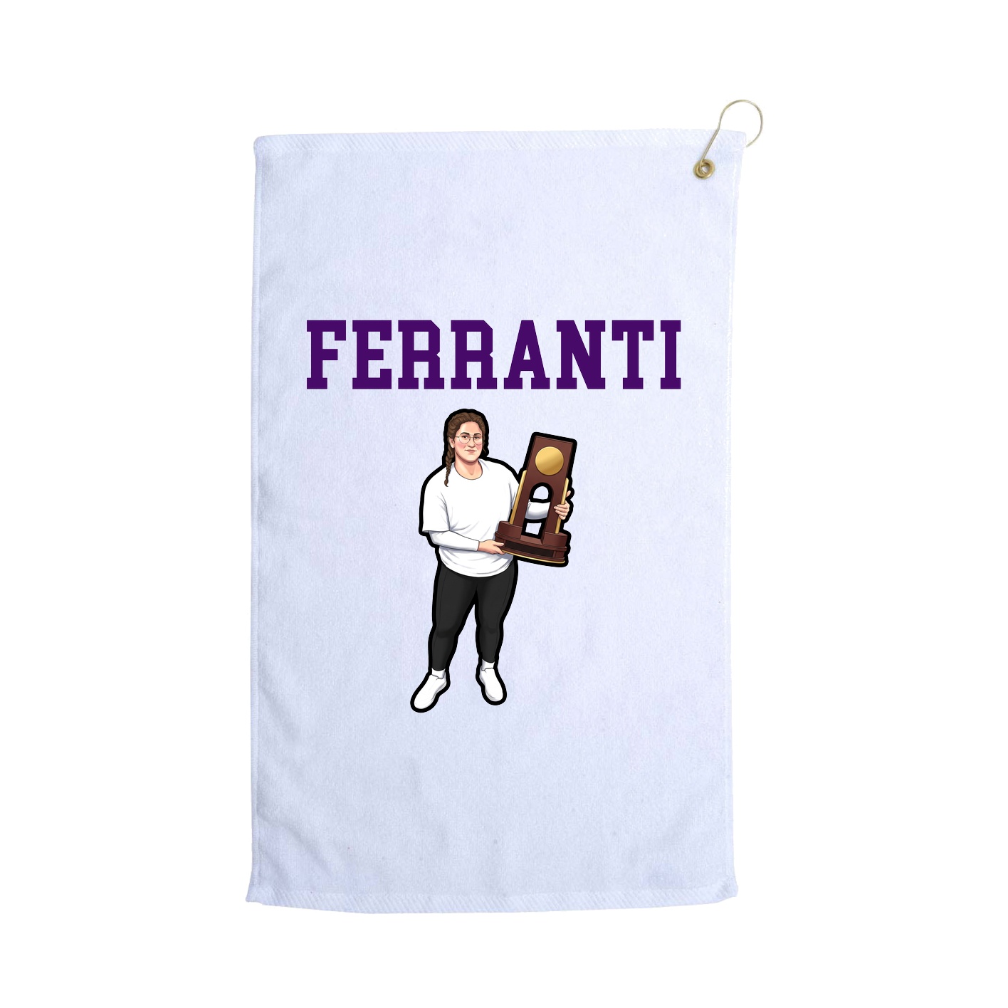 Golf Towel — Shirsey in White