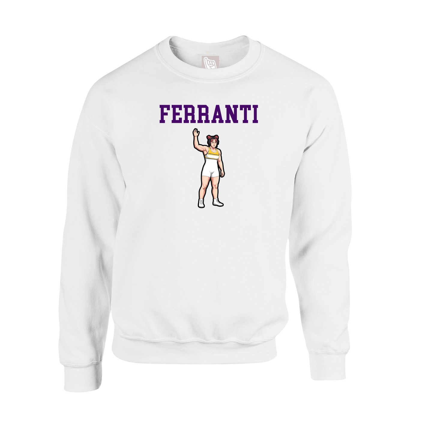 Fleece Crew — Shirsey in White