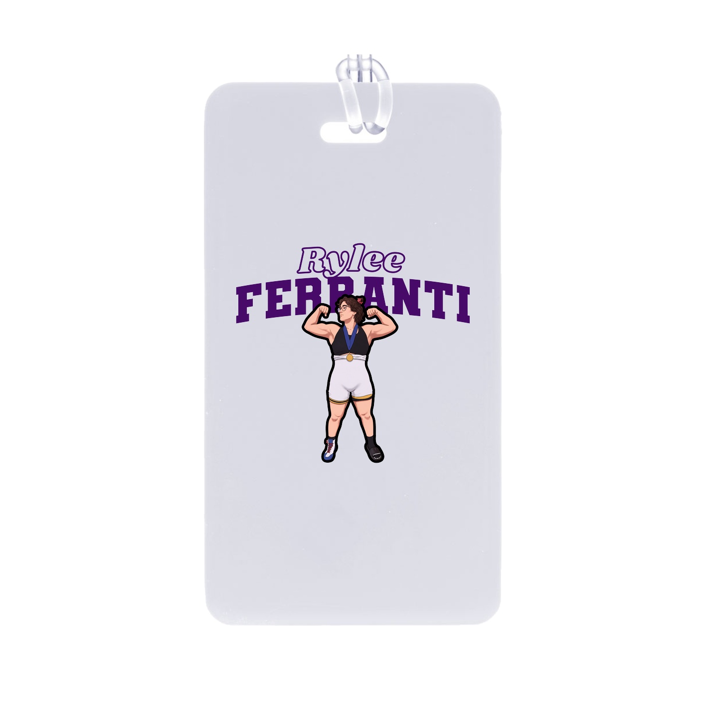 Bag Tag — Name Arch in Classic