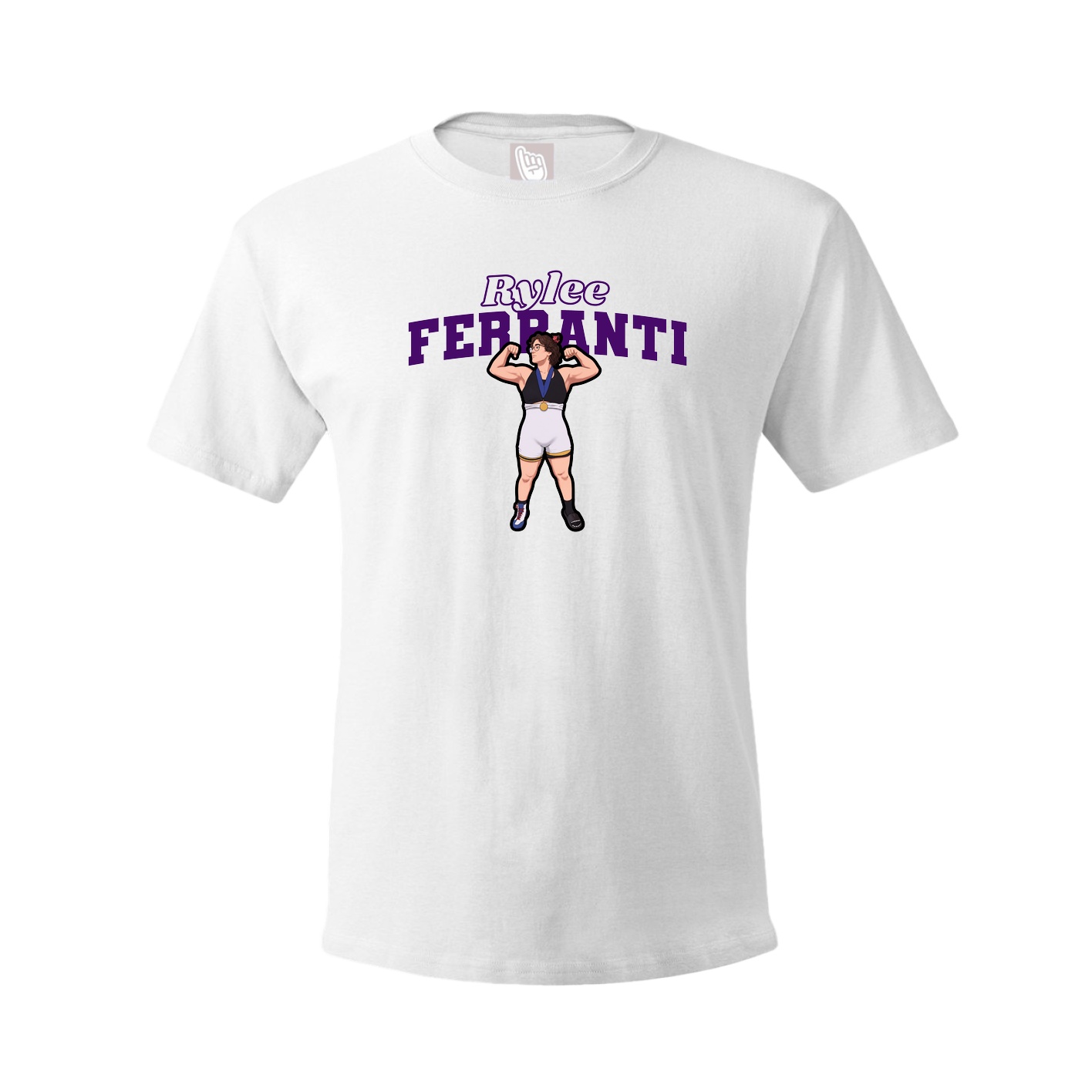 Tee — Name Arch in White