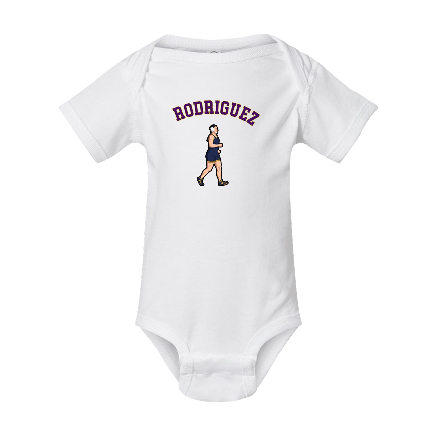 Baby Onesie — Shirsey Arch in White