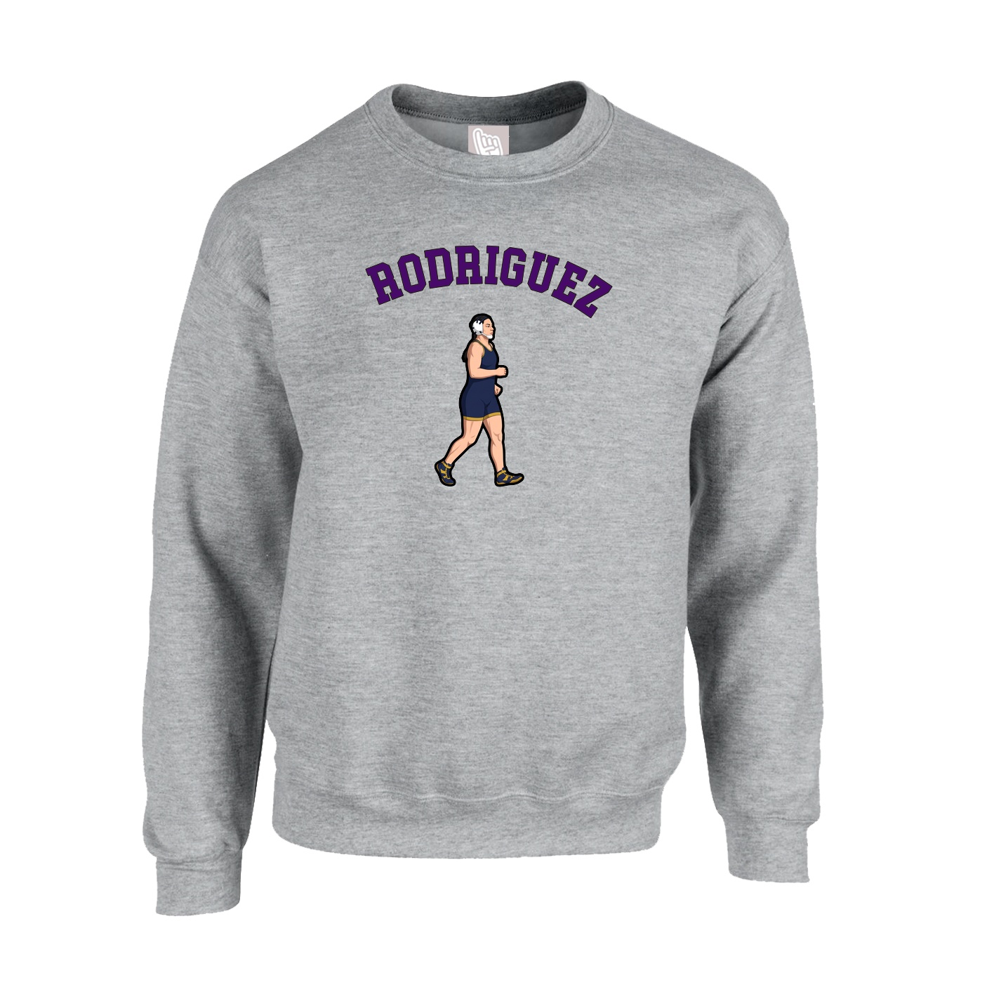 Fleece Crew — Shirsey Arch in Grey