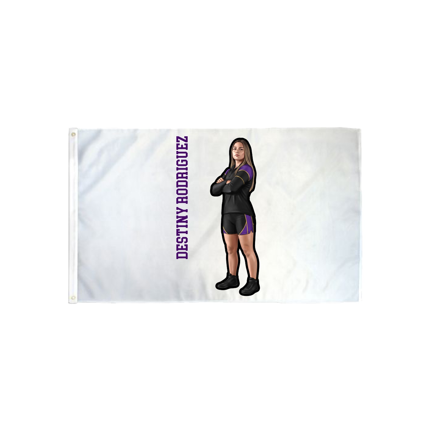 3x5 Flag — Name Vertical in Classic