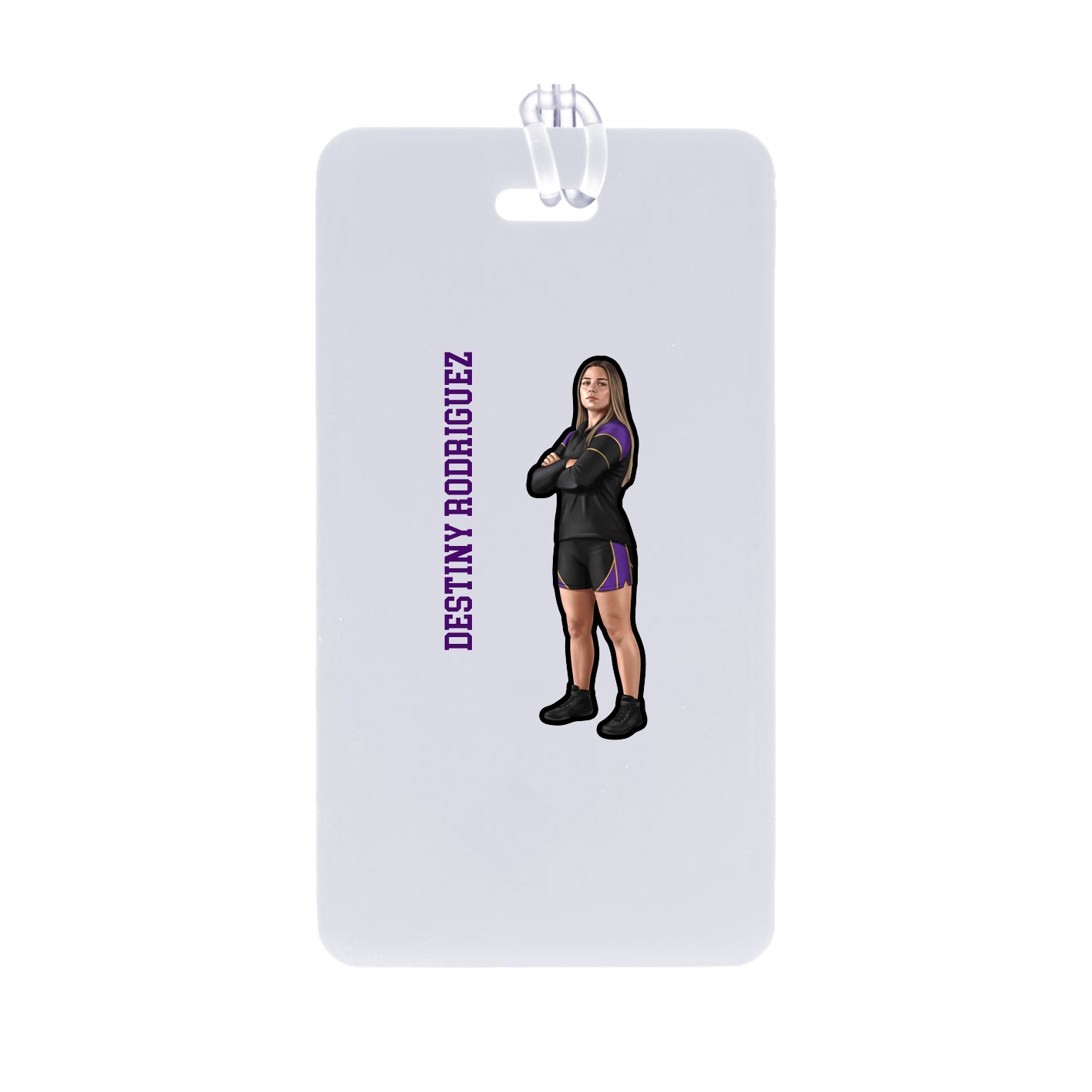 Bag Tag — Name Vertical in Classic