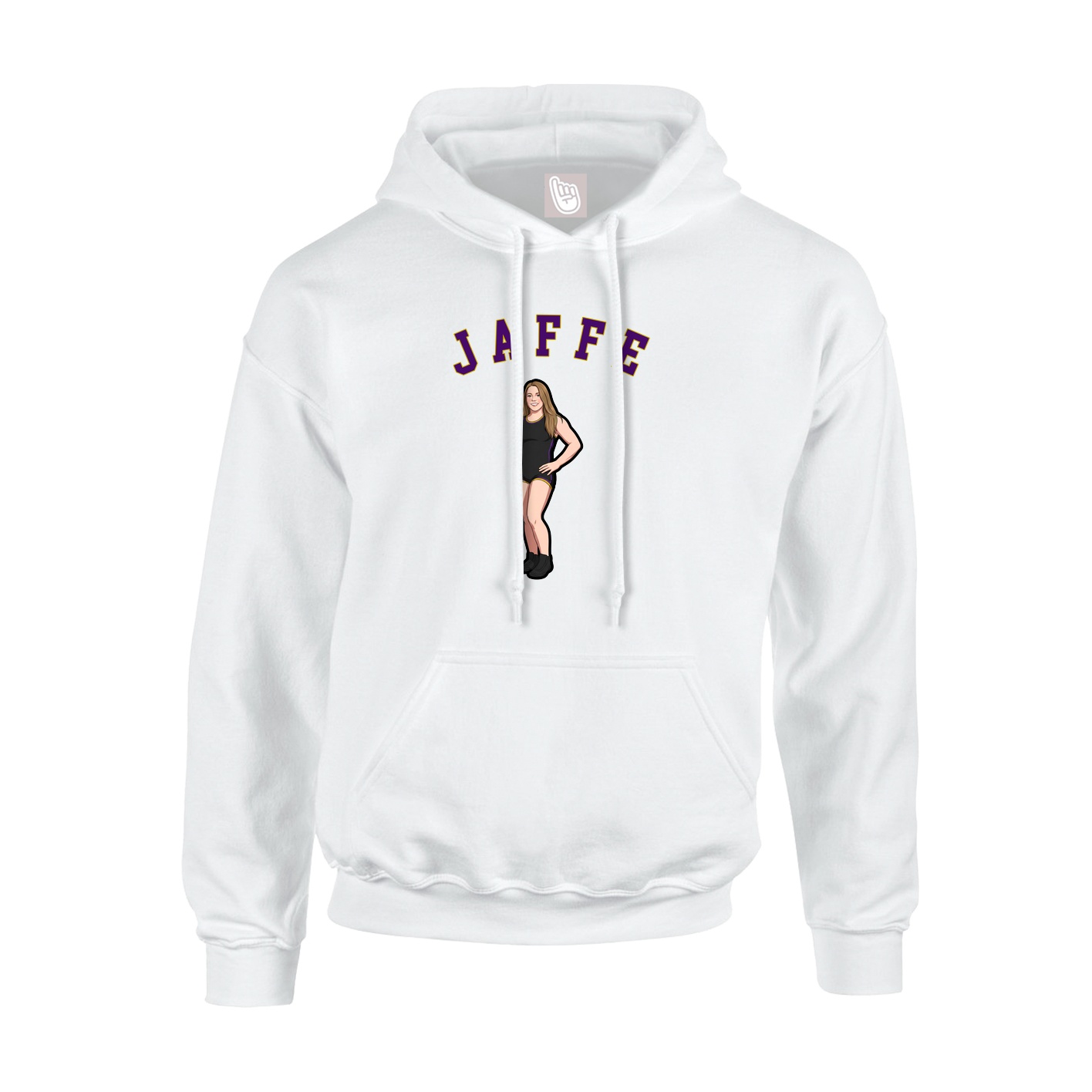 Youth Hoodie — Shirsey Arch in White