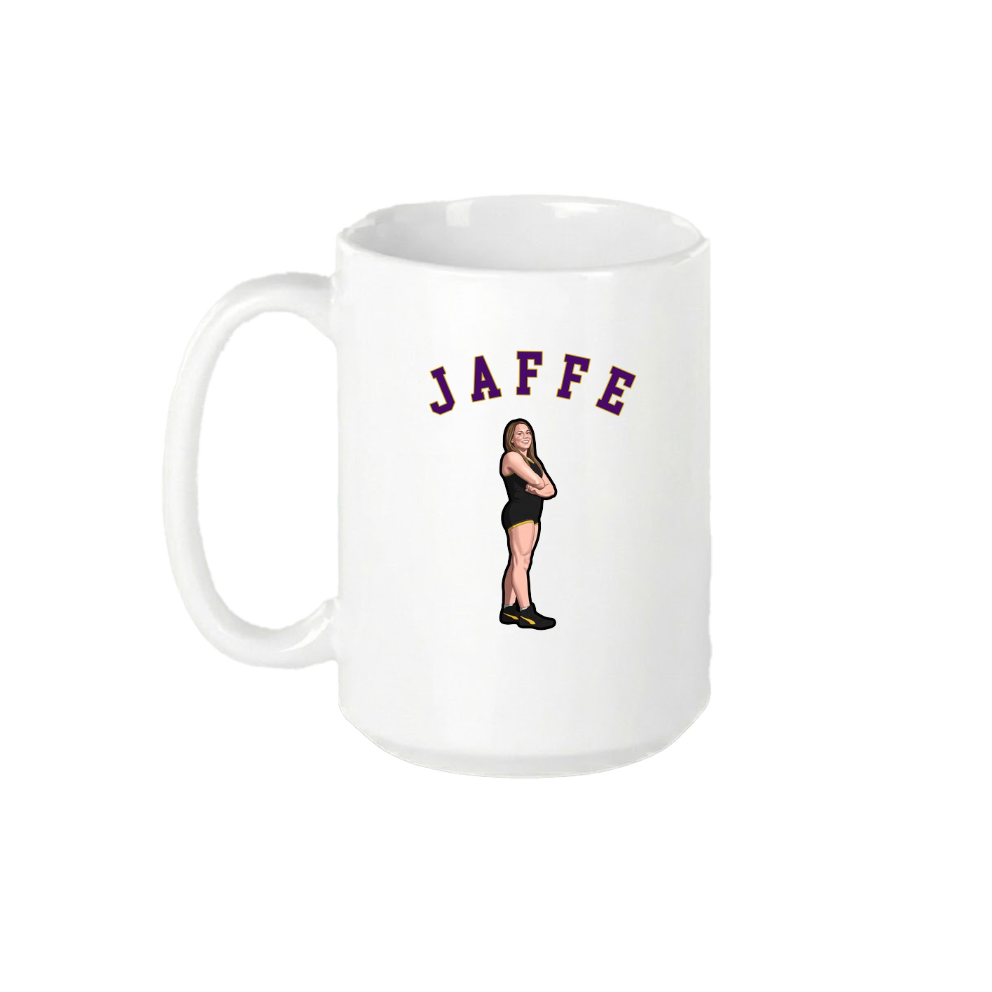 15oz Coffee Mug — Shirsey Arch in White