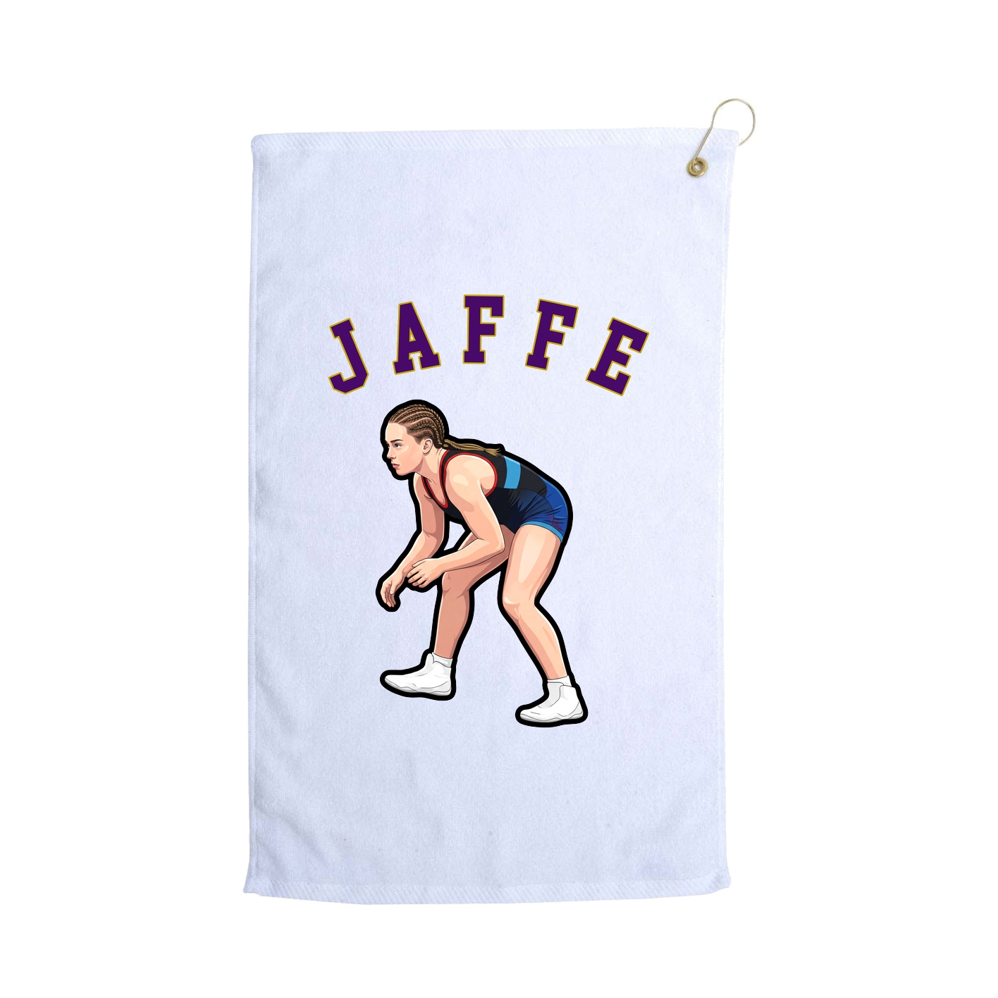 Golf Towel — Shirsey Arch in White