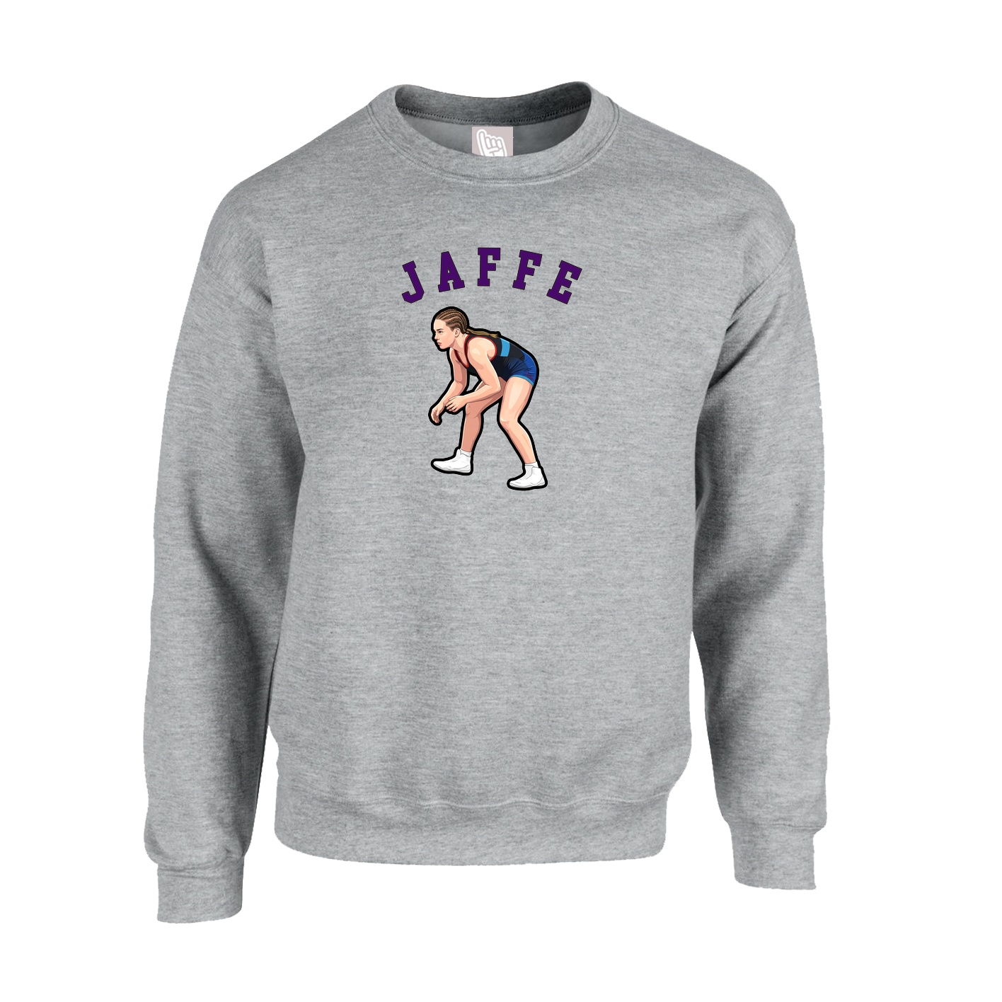 Fleece Crew — Shirsey Arch in Grey