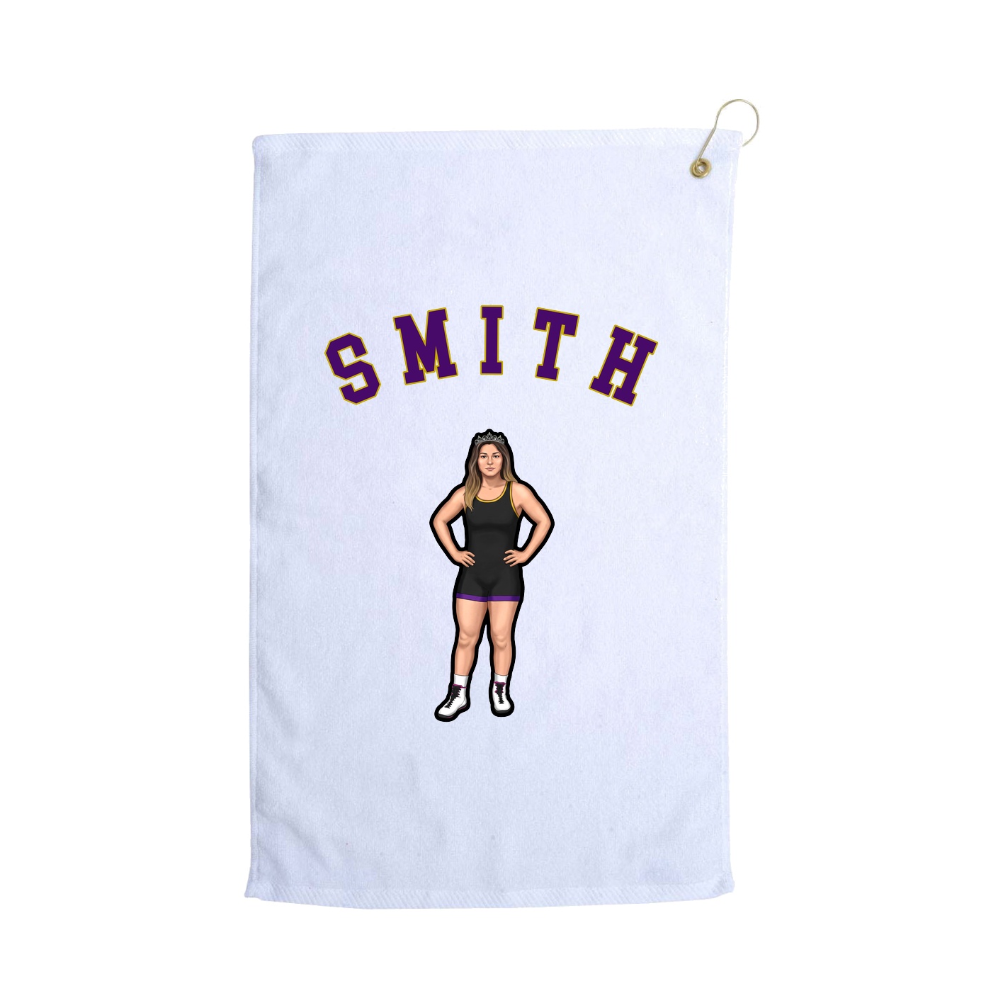 Golf Towel — Shirsey Arch in White