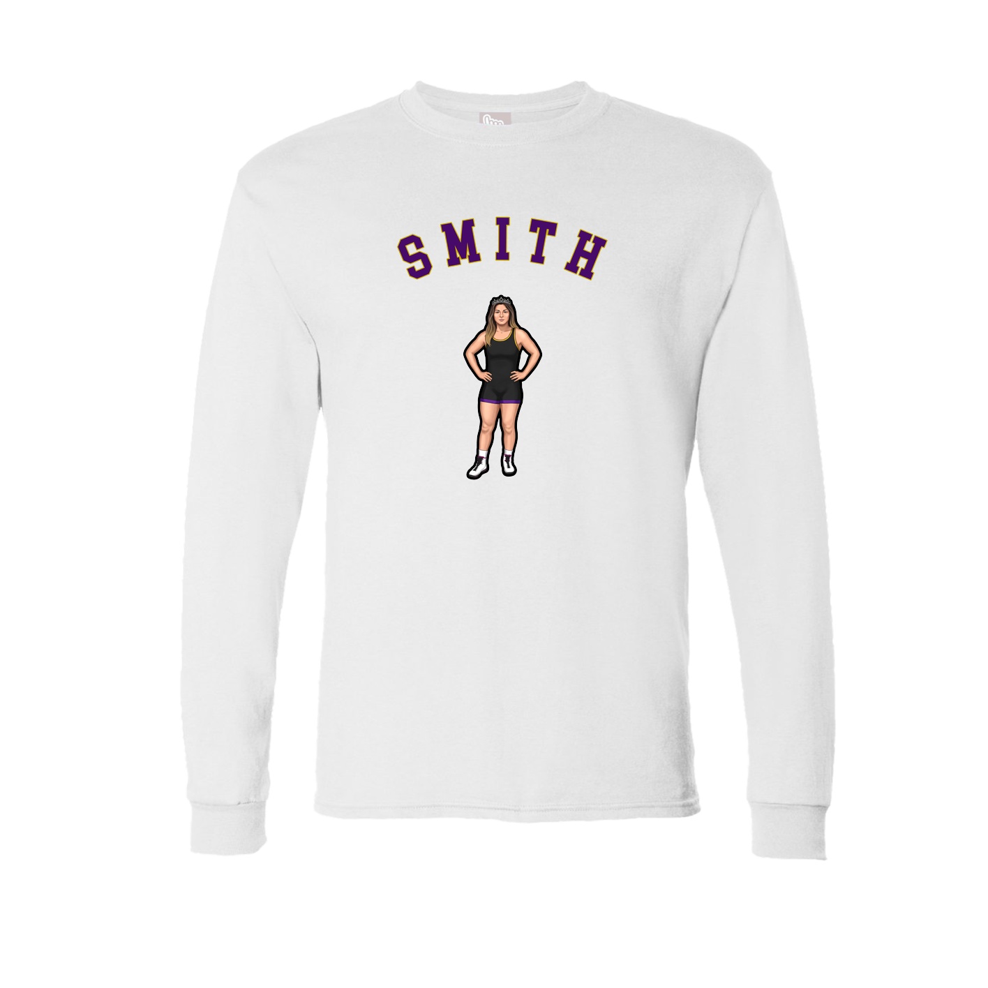 Long Sleeve Tee — Shirsey Arch in White