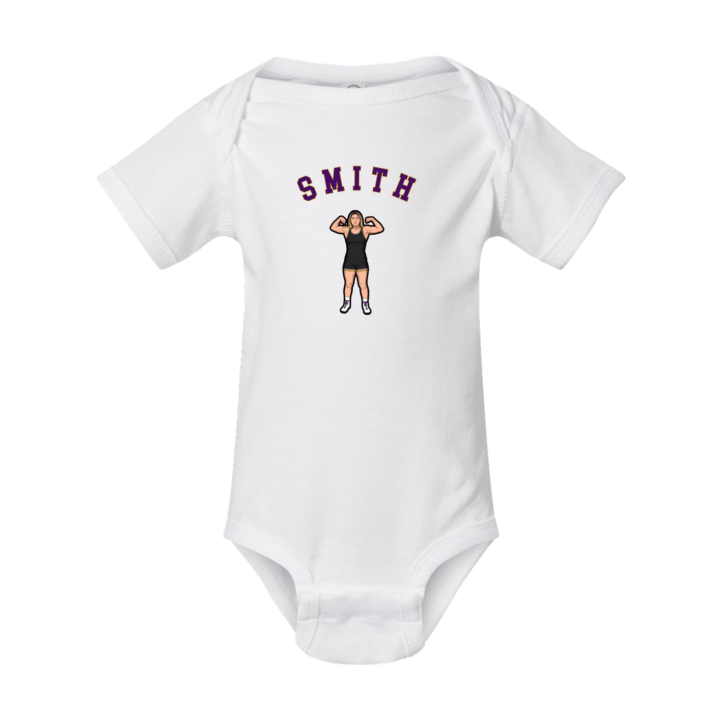 Baby Onesie — Shirsey Arch in White