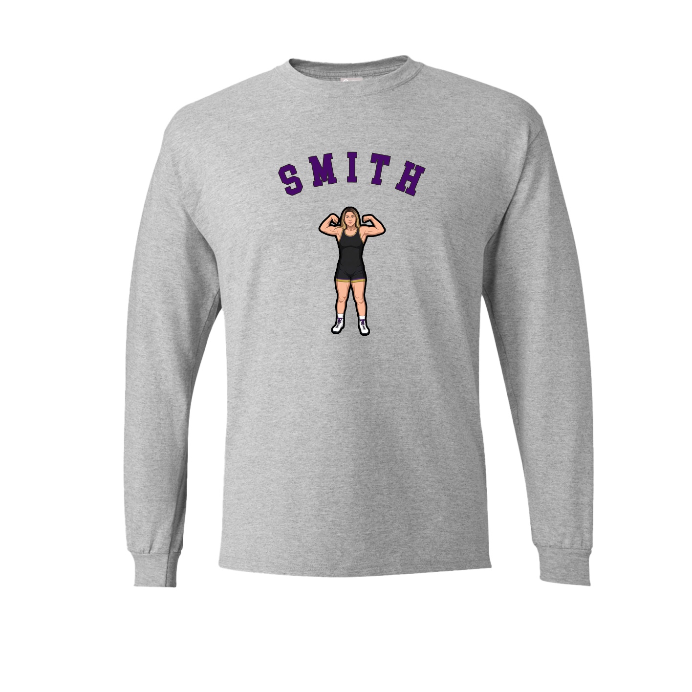 Long Sleeve Tee — Shirsey Arch in Grey