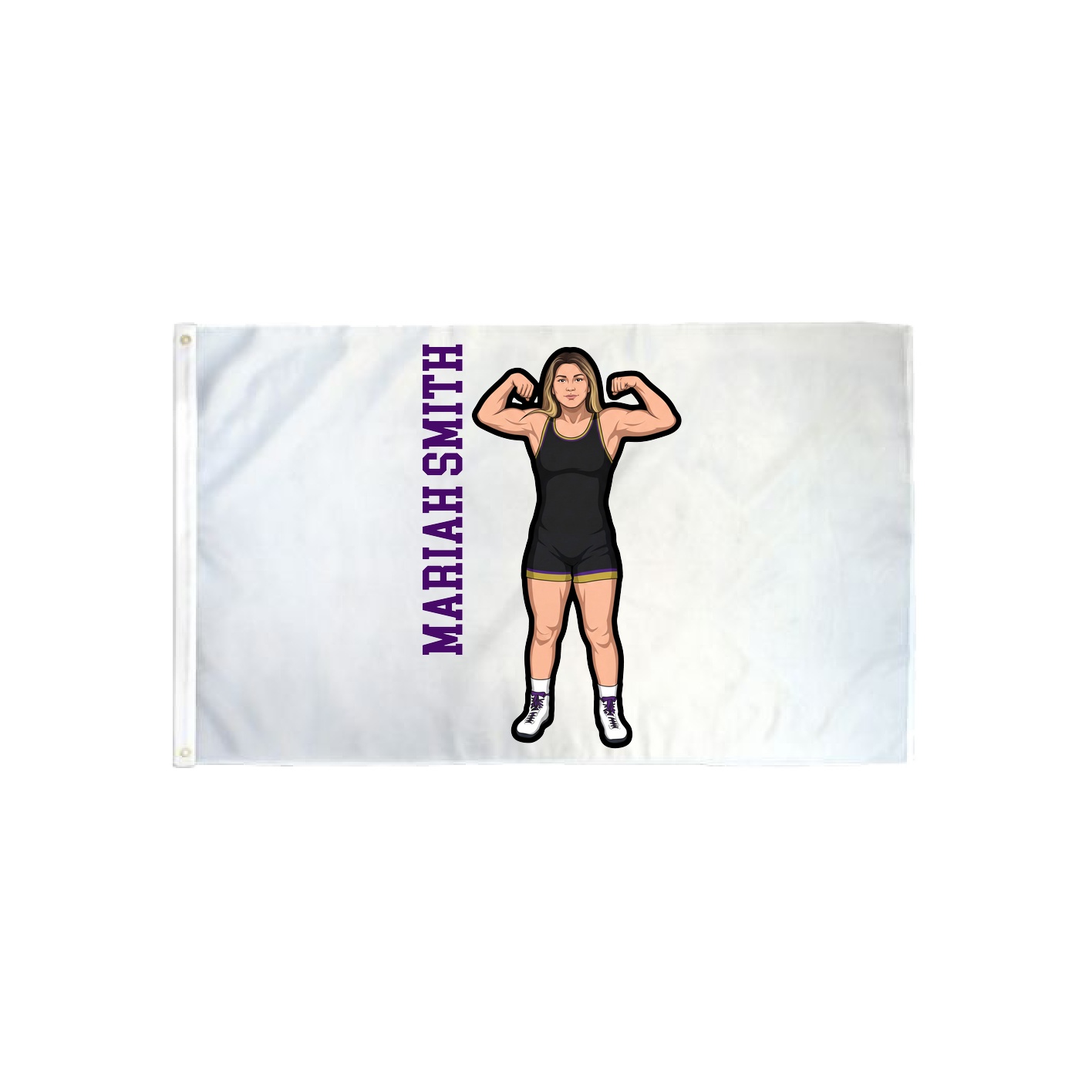 3x5 Flag — Name Vertical in Classic