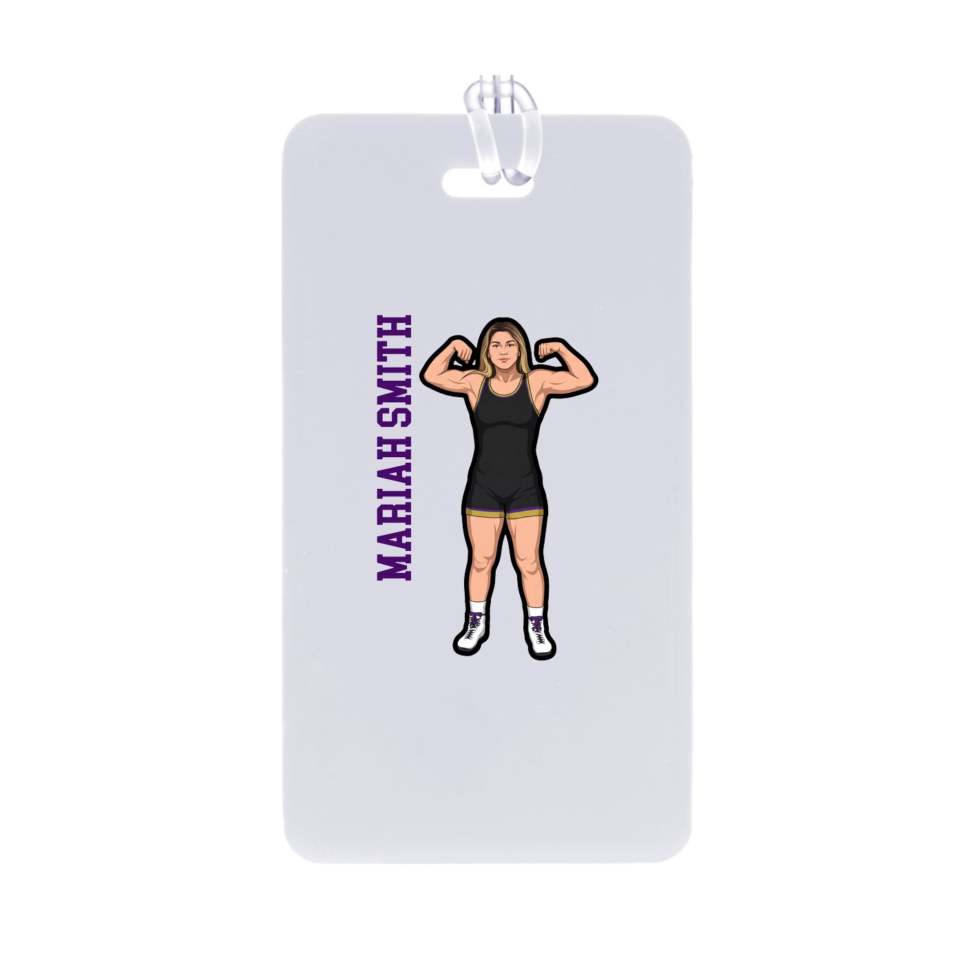 Bag Tag — Name Vertical in Classic