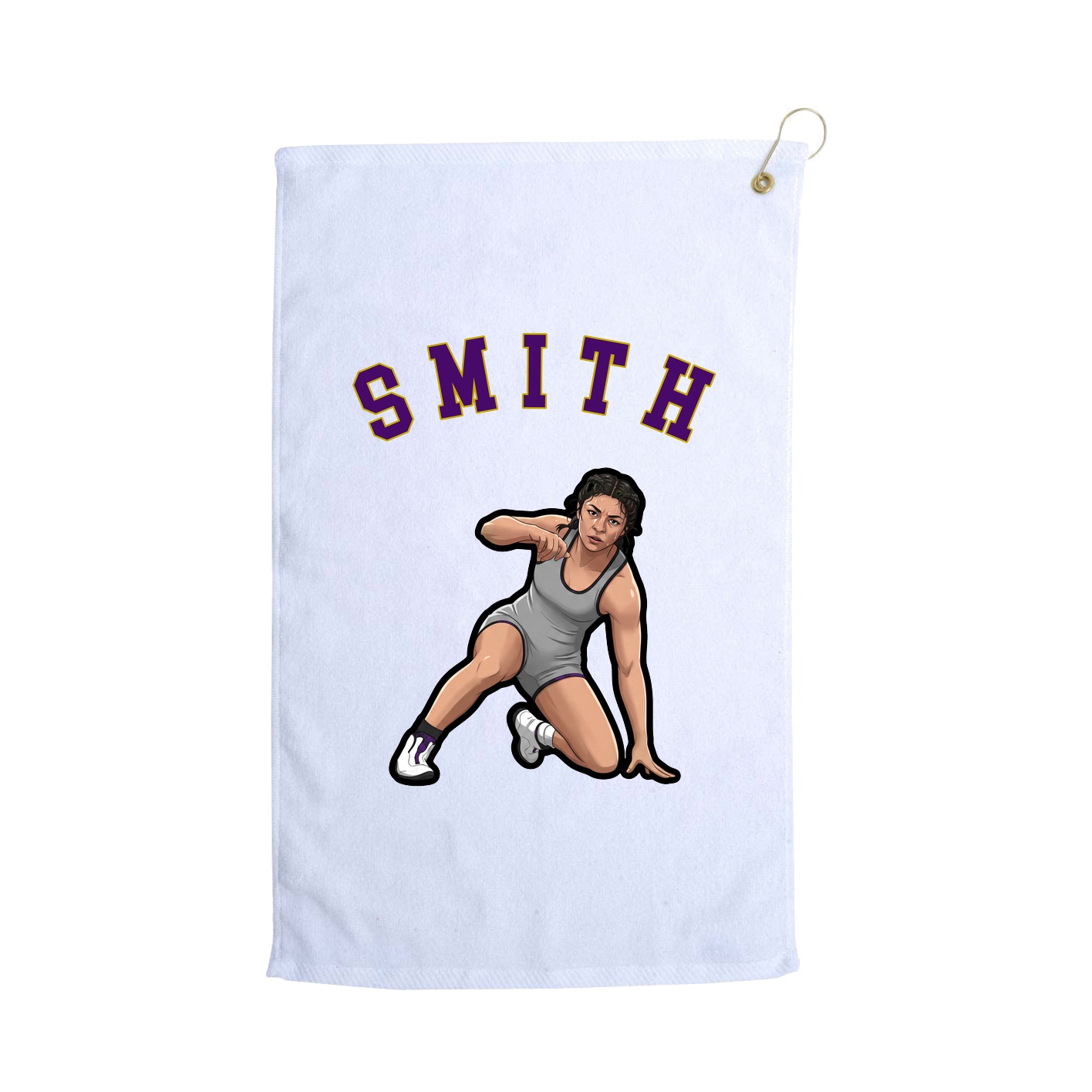 Golf Towel — Shirsey Arch in White