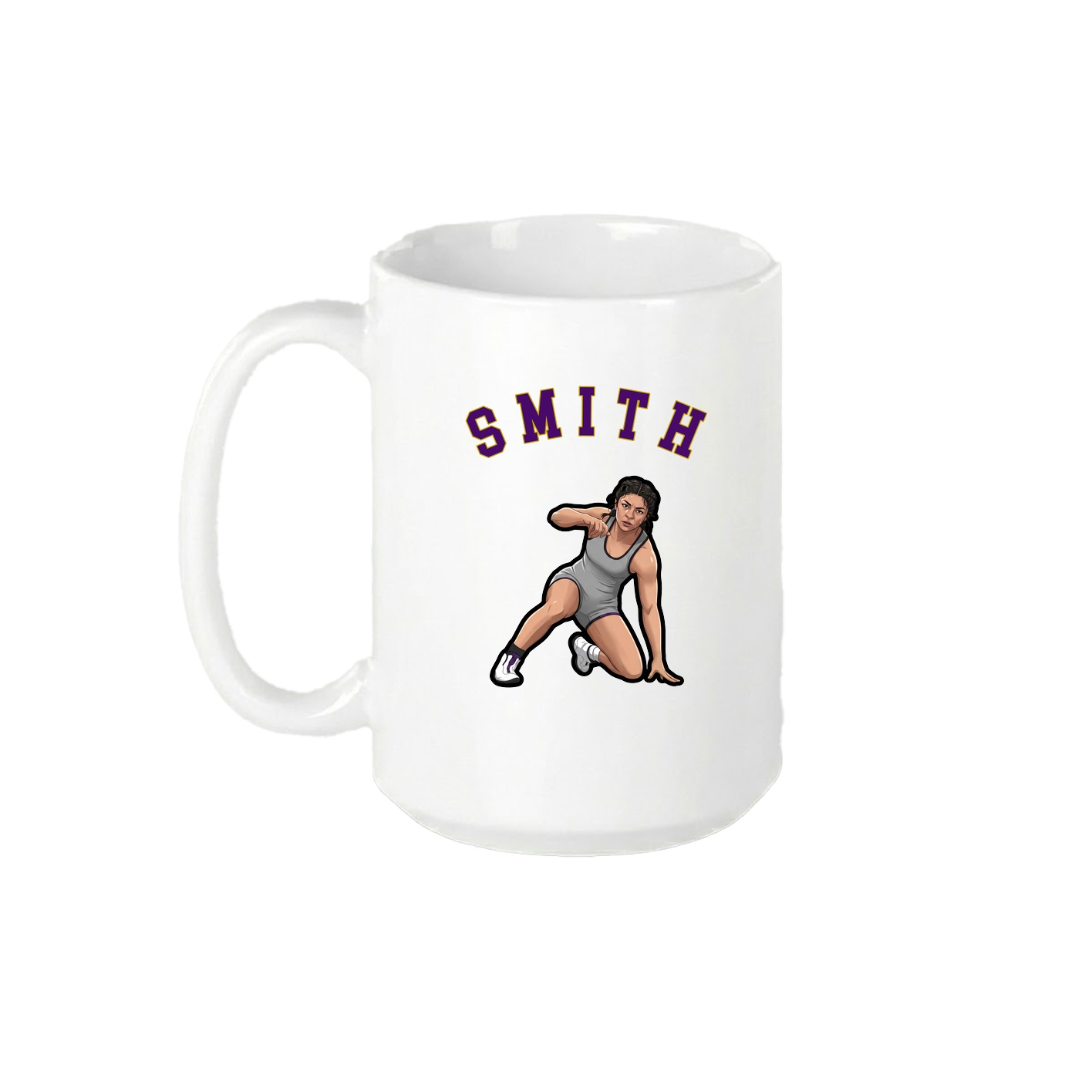 15oz Coffee Mug — Shirsey Arch in White