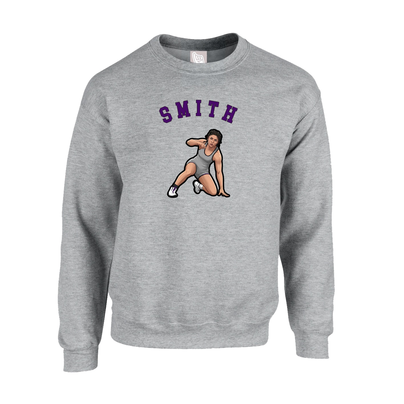 Fleece Crew — Shirsey Arch in Grey