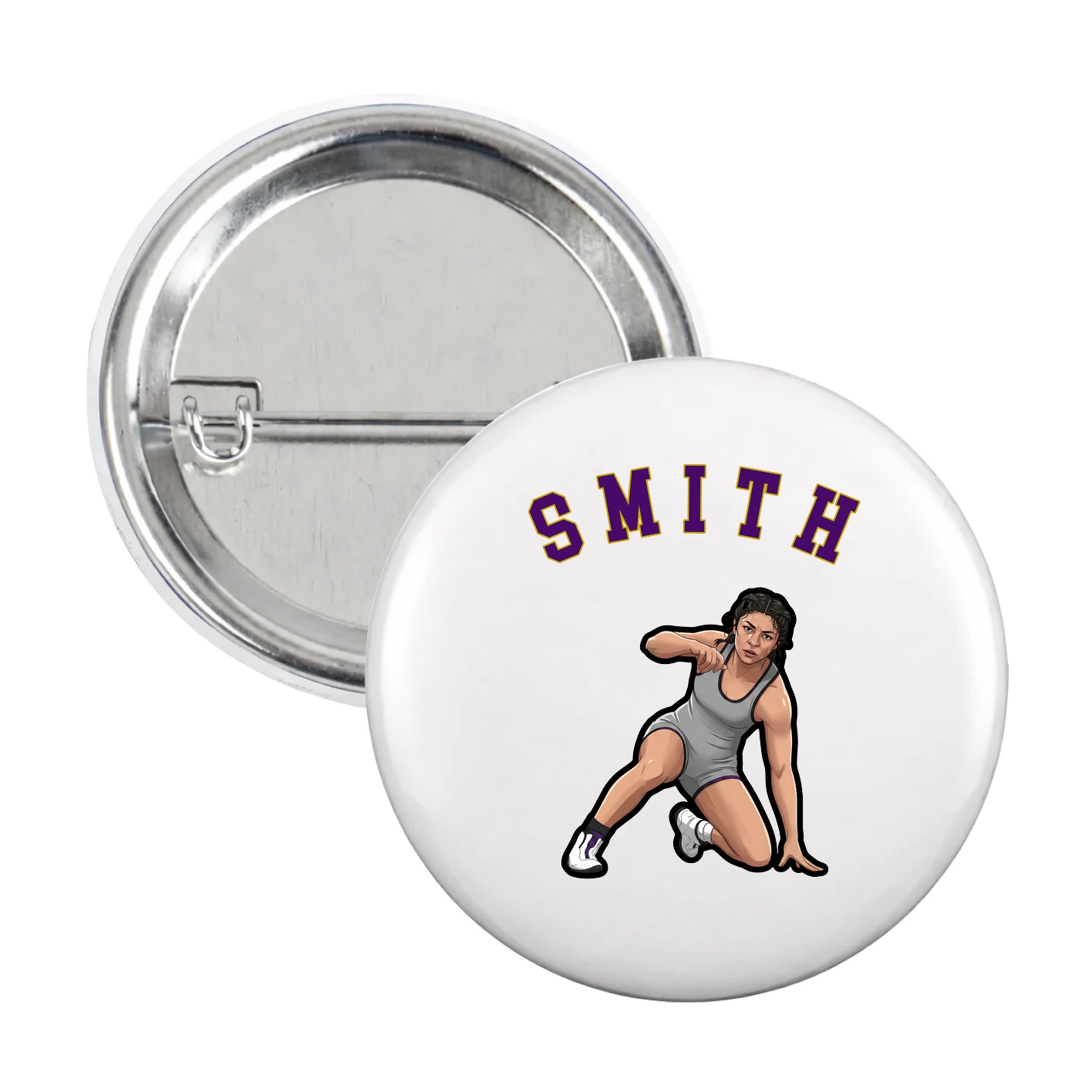 Game Day Button — Shirsey Arch in White