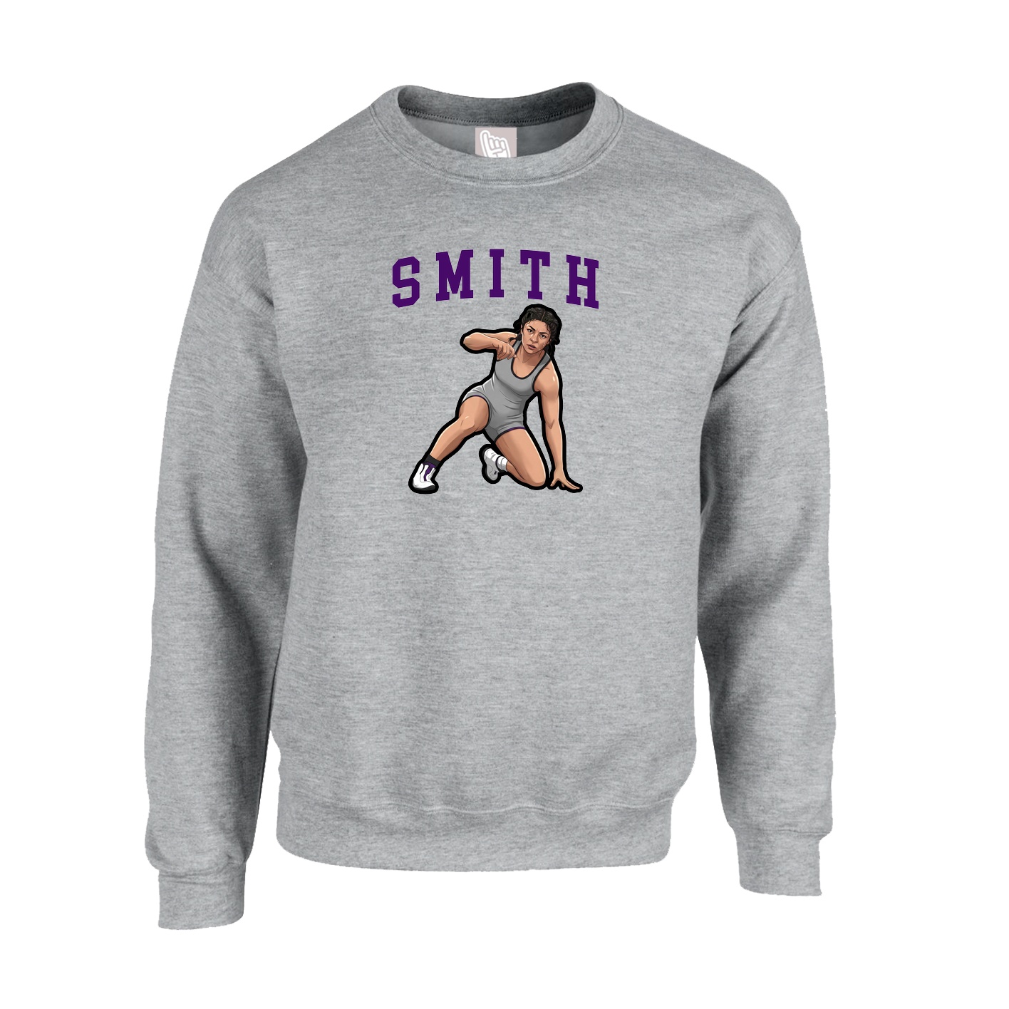 Fleece Crew — Shirsey in Grey