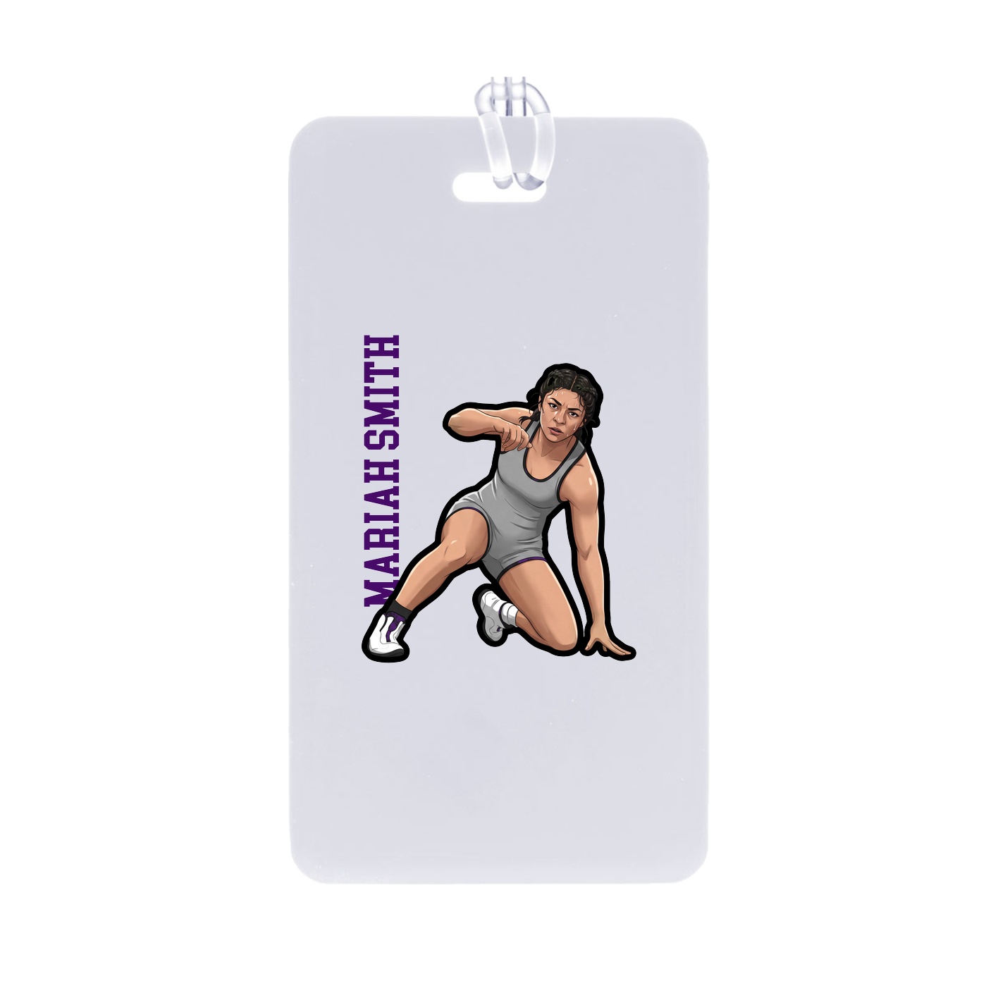 Bag Tag — Name Vertical in Classic