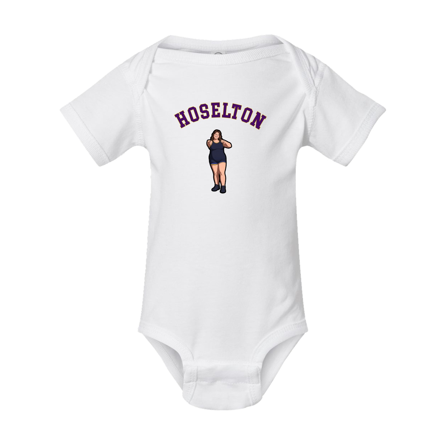 Baby Onesie — Shirsey Arch in White