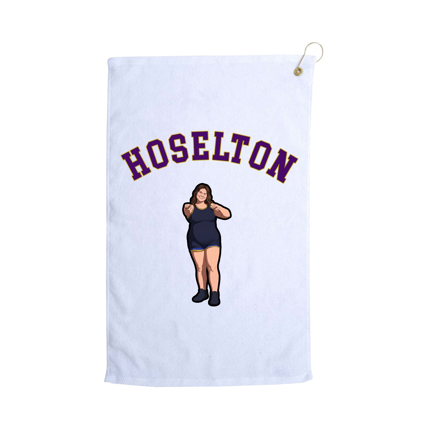 Golf Towel — Shirsey Arch in White