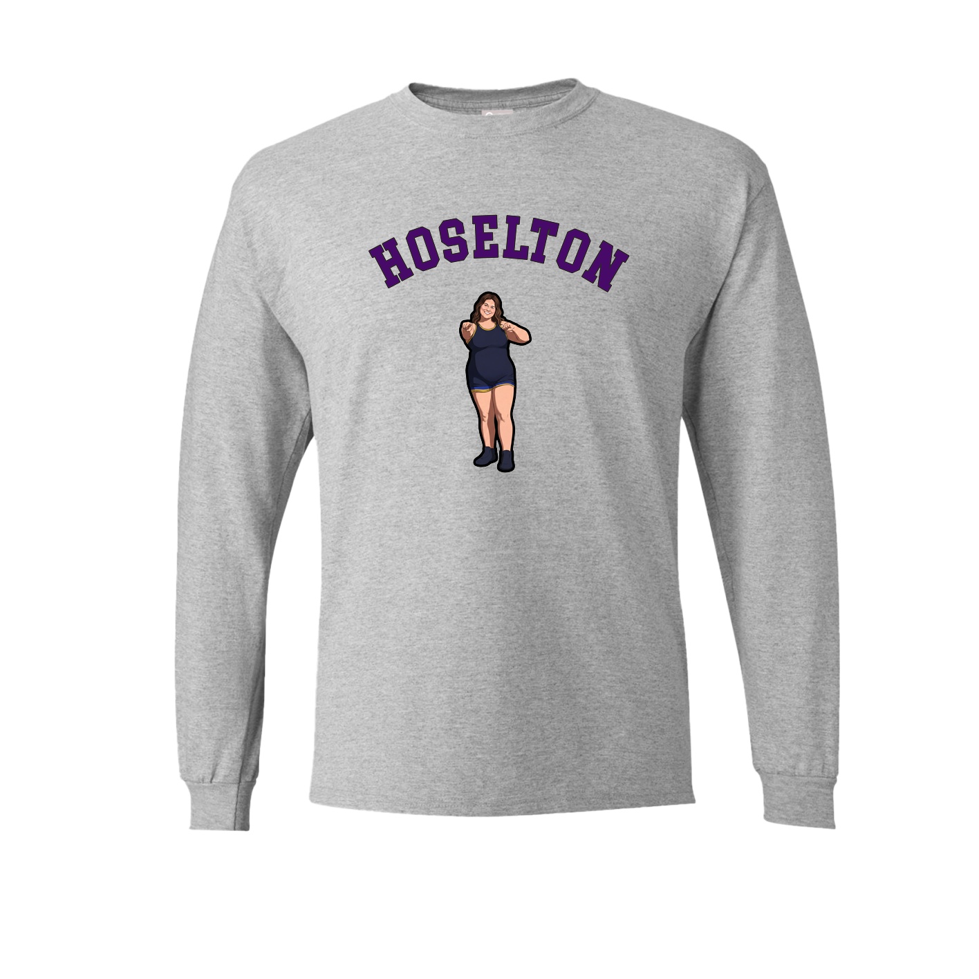 Long Sleeve Tee — Shirsey Arch in Grey