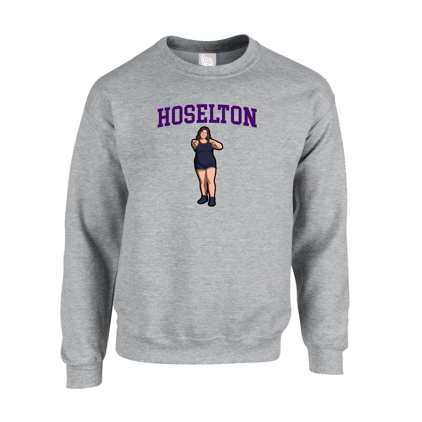 Fleece Crew — Shirsey in Grey