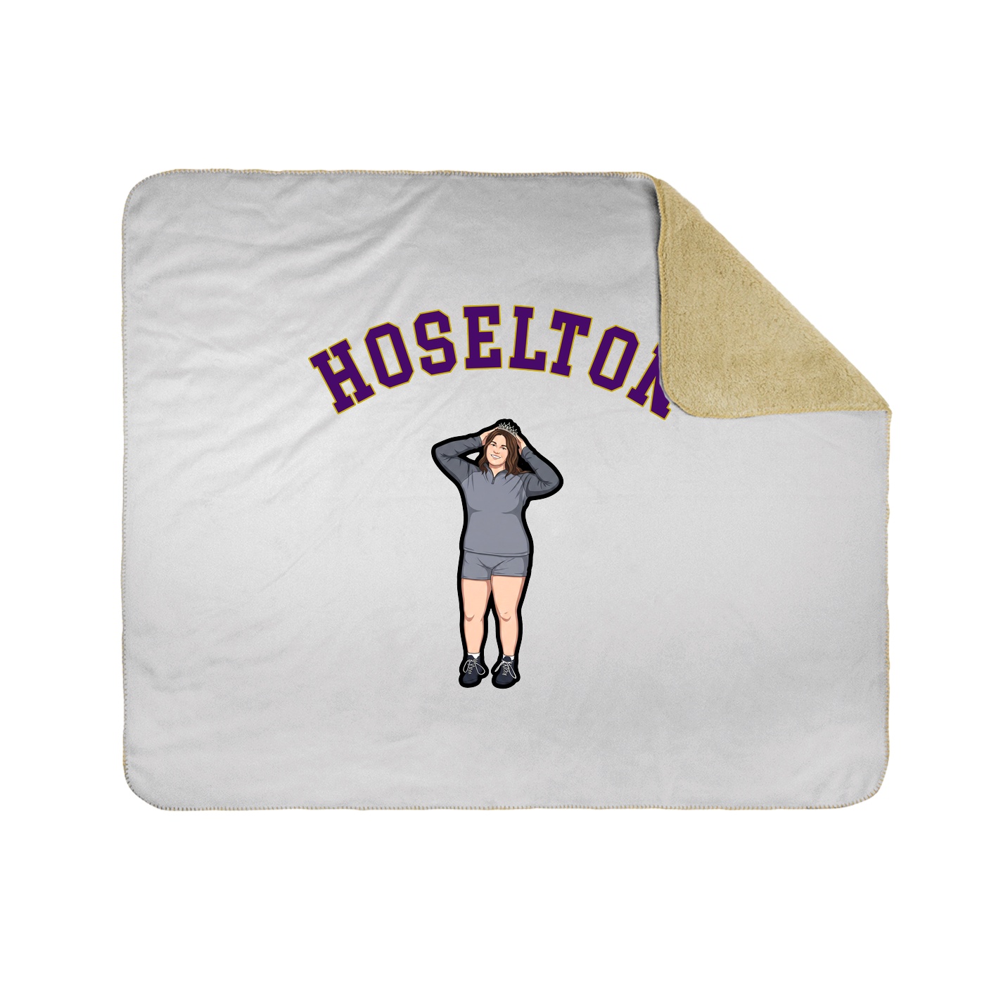 Throw Blanket — Shirsey Arch in White