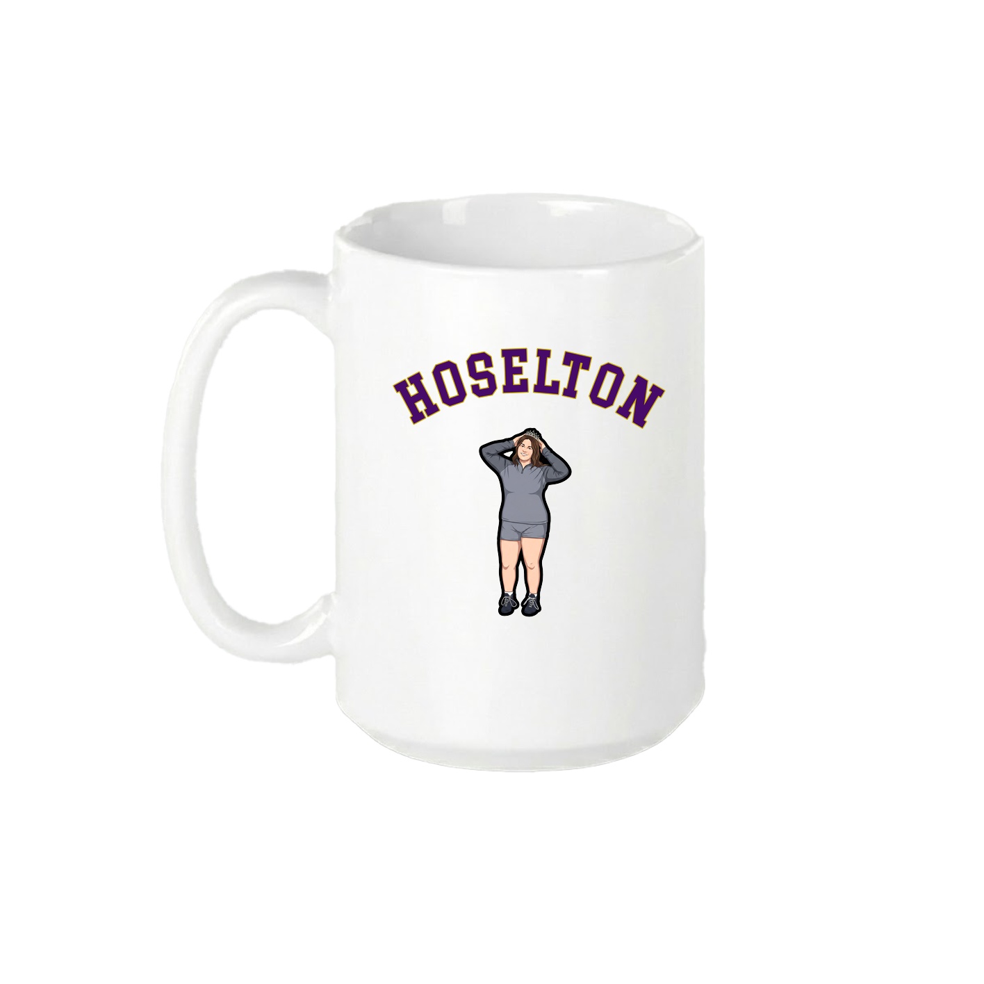 15oz Coffee Mug — Shirsey Arch in White