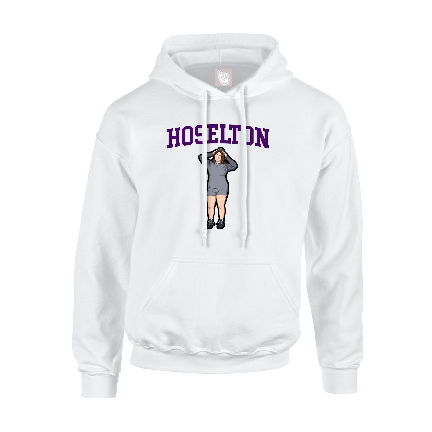 Hoodie — Shirsey in White