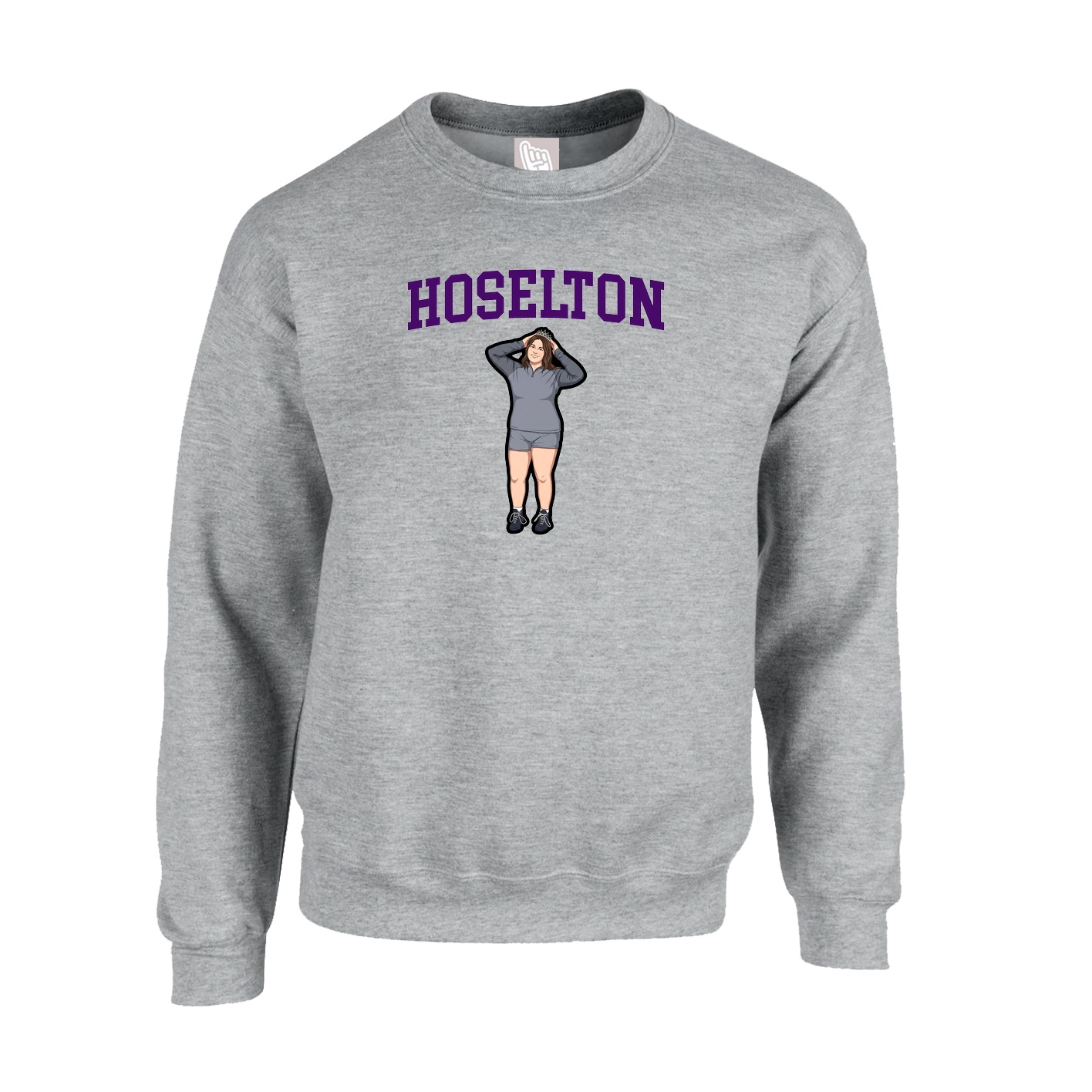 Fleece Crew — Shirsey in Grey