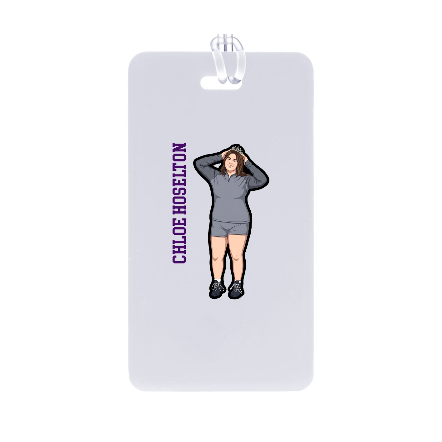 Bag Tag — Name Vertical in Classic