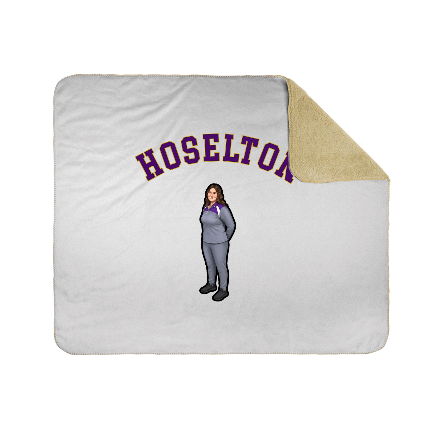 Throw Blanket — Shirsey Arch in White