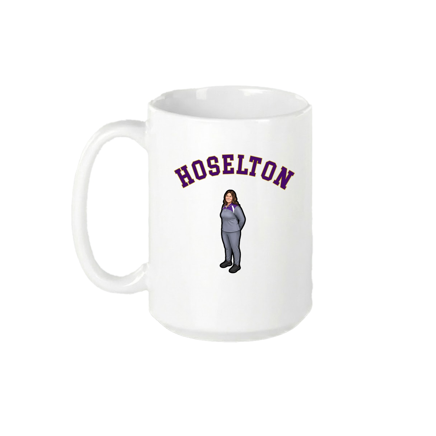 15oz Coffee Mug — Shirsey Arch in White