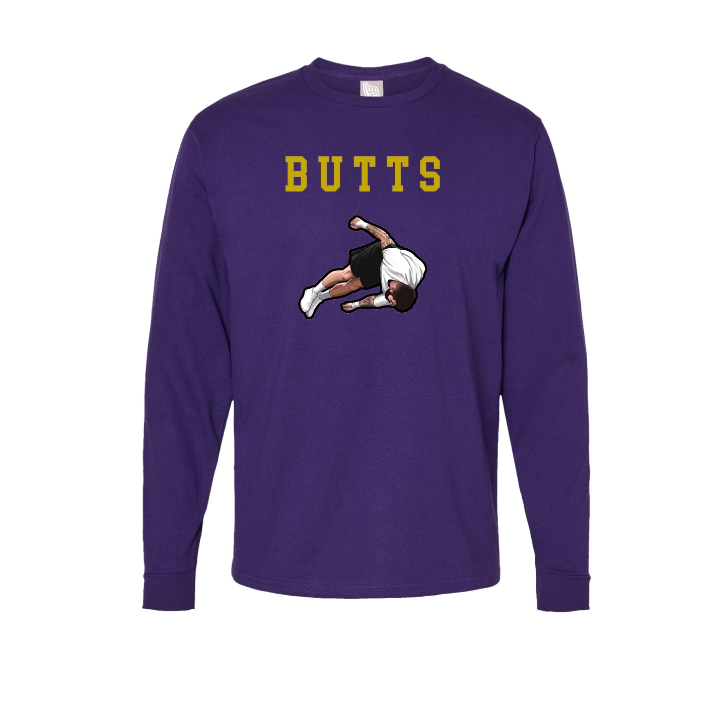 Long Sleeve Tee — Shirsey in Purple